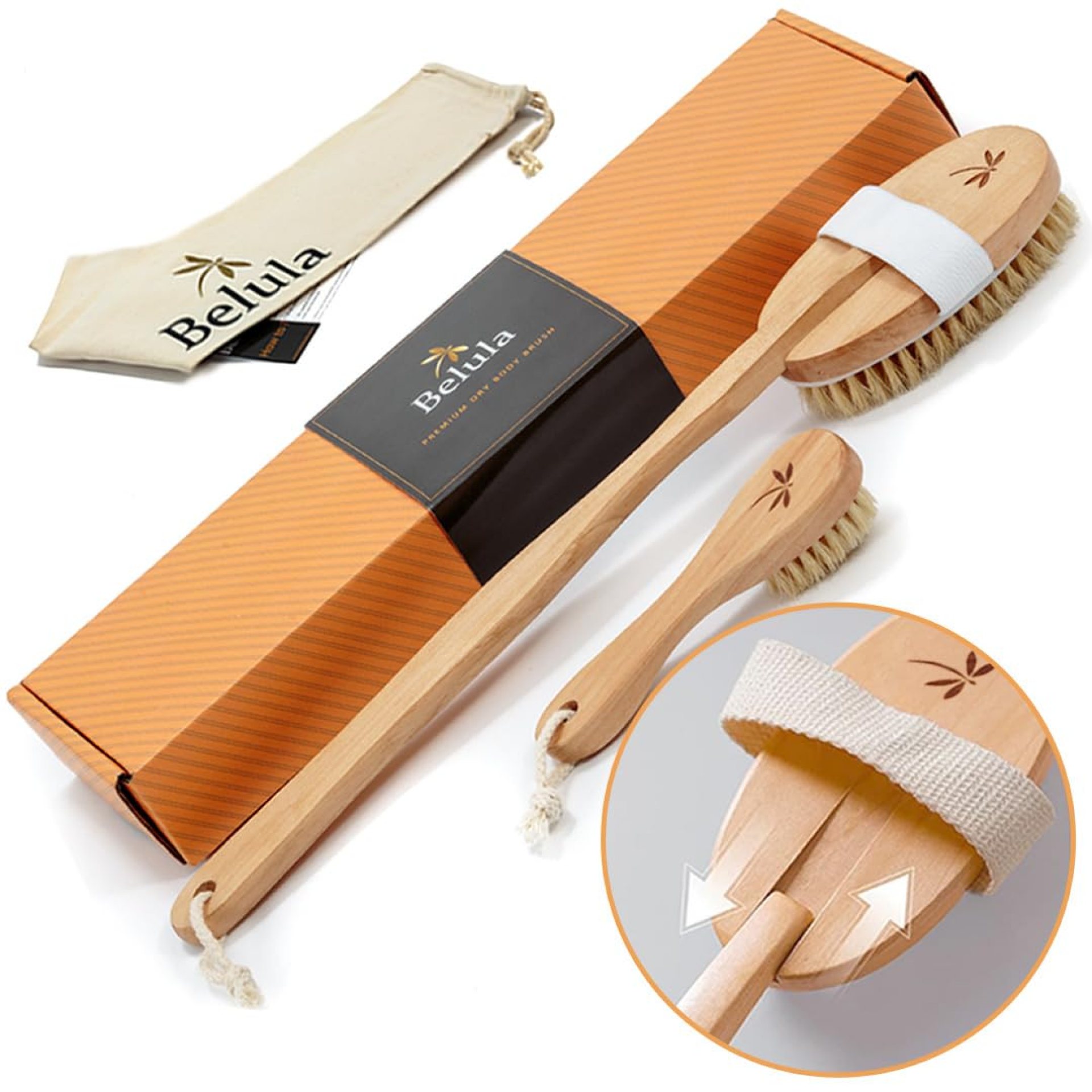 Belula Dry Brushing Body Brush Set – Natural Boar Bristle Body Brush, Exfoliating Face Brush & Bath Gloves – Ideal Dry Skin Brush for Lymphatic Drainage & Healthy Glowing Skin! Belula Dry Brushing Body Brush Set – Natural Boar Bristle Body Brush, Exfoliating Face Brush & Bath Gloves – Ideal Dry Skin Brush for Lymphatic Drainage & Healthy Glowing Skin!