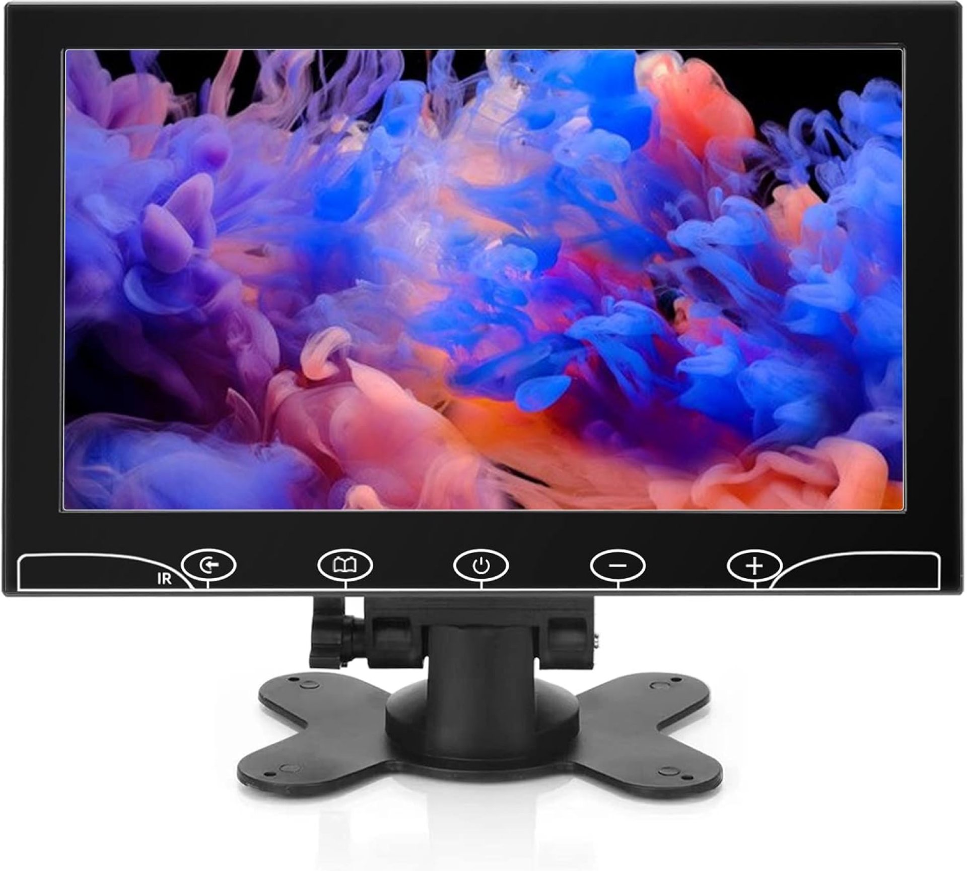 10.1 Inch Small Monitor, Raspberry Pi Monitor Built-in Speakers, Mini Monitor 1024 x 600, HDMI Monitor 60 Hz, 5ms, IPS Screen Display w/Remote Control, HDMI VGA AV BNC Input, Computer Monitor 10.1 Inch Small Monitor, Raspberry Pi Monitor Built-in Speakers, Mini Monitor 1024 x 600, HDMI Monitor 60 Hz, 5ms, IPS Screen Display w/Remote Control, HDMI VGA AV BNC Input, Computer Monitor