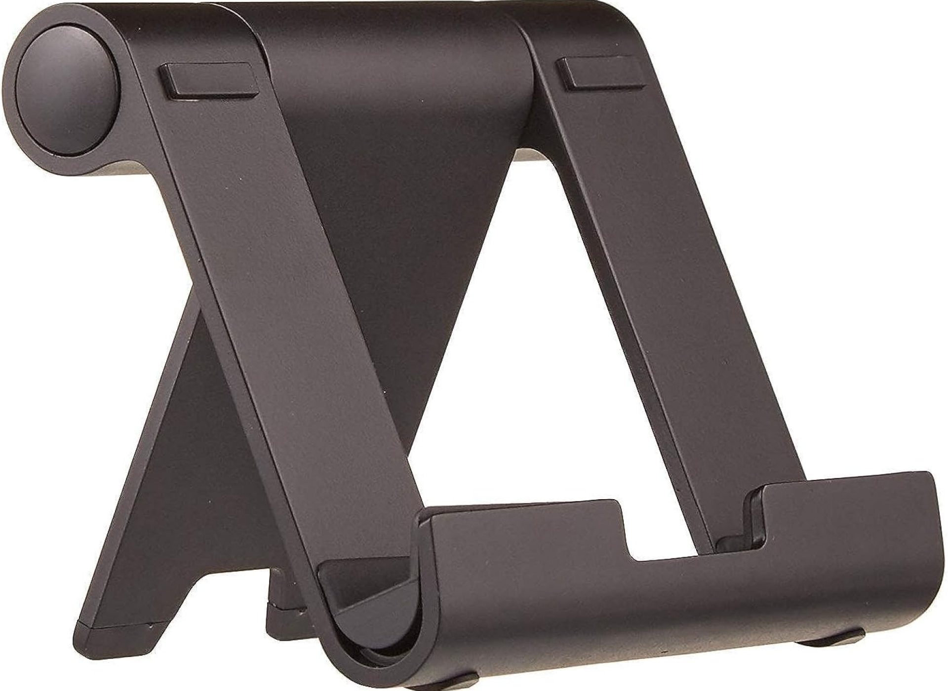 Amazon Basics Multi-Angle Portable Stand for iPad Tablet, E-reader and Phone – Black Amazon Basics Multi-Angle Portable Stand for iPad Tablet, E-reader and Phone – Black
