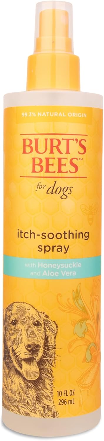Burt’s Bees for Pets Itch Soothing Spray with Honeysuckle, 95% Natural Origin Formulas, Dog Spray for Itchy Dogs, Dog Spray Itchy Skin Relief, 10oz Burt’s Bees for Pets Itch Soothing Spray with Honeysuckle, 95% Natural Origin Formulas, Dog Spray for Itchy Dogs, Dog Spray Itchy Skin Relief, 10oz