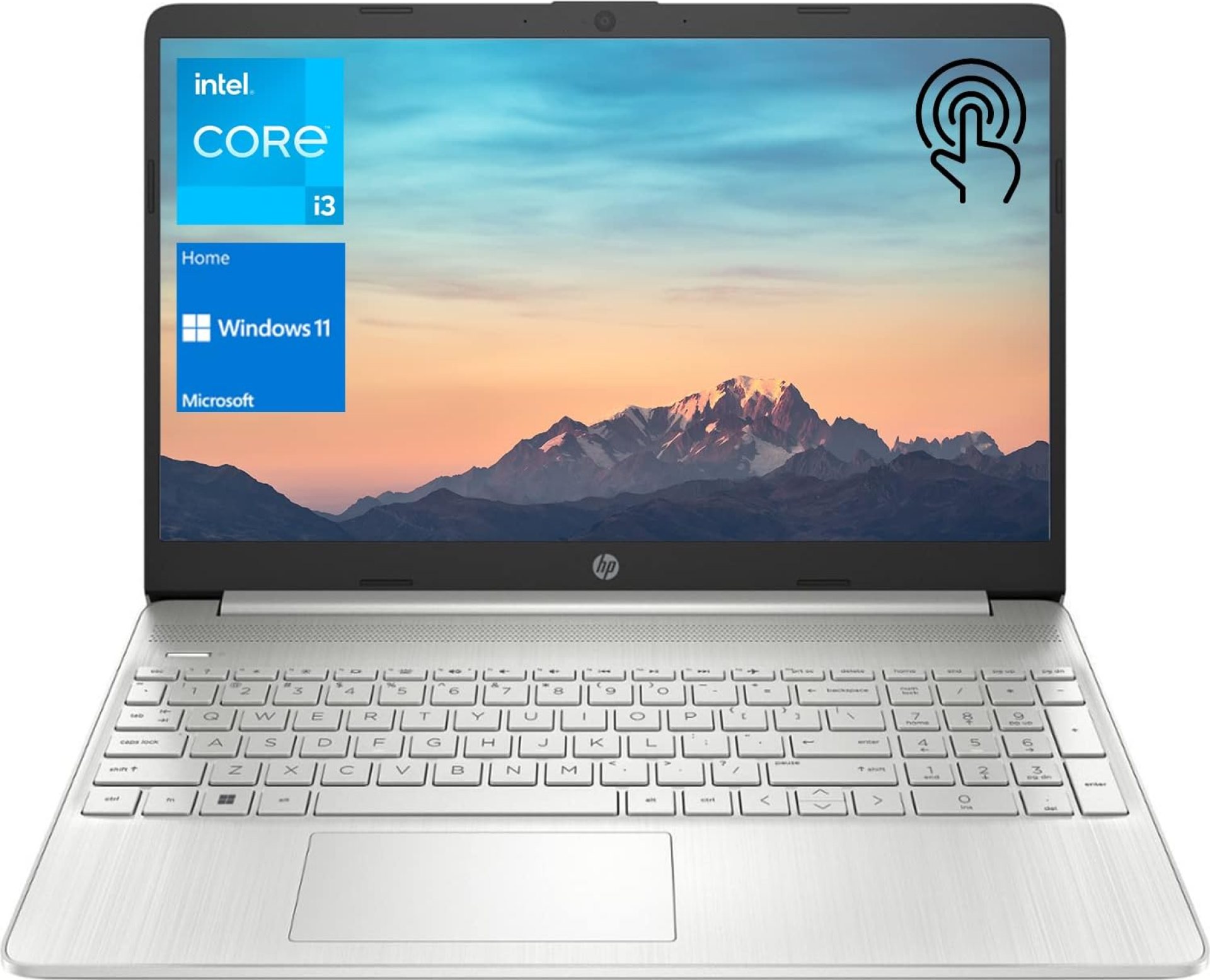 HP Notebook Laptop, 15.6″ HD Touchscreen, Intel Core i3-1115G4 Processor, 16GB RAM, 512GB PCIe SSD, Webcam, Type-C, HDMI, SD Card Reader, Wi-Fi, Windows 11 Home, Silver HP Notebook Laptop, 15.6″ HD Touchscreen, Intel Core i3-1115G4 Processor, 16GB RAM, 512GB PCIe SSD, Webcam, Type-C, HDMI, SD Card Reader, Wi-Fi, Windows 11 Home, Silver