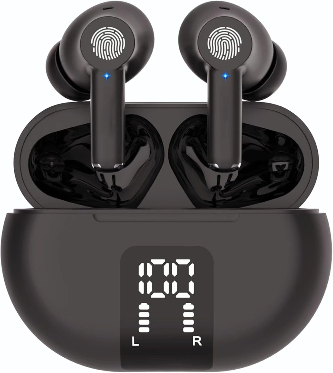 AI Translation Earbuds Two Way Real-time Translator Earbuds in 144 Languages 3-in-1 Voice Translator in Ear Earbuds with APP Instant Voice Translation for Travel Business and Learning(Black) AI Translation Earbuds Two Way Real-time Translator Earbuds in 144 Languages 3-in-1 Voice Translator in Ear Earbuds with APP Instant Voice Translation for Travel Business and Learning(Black)