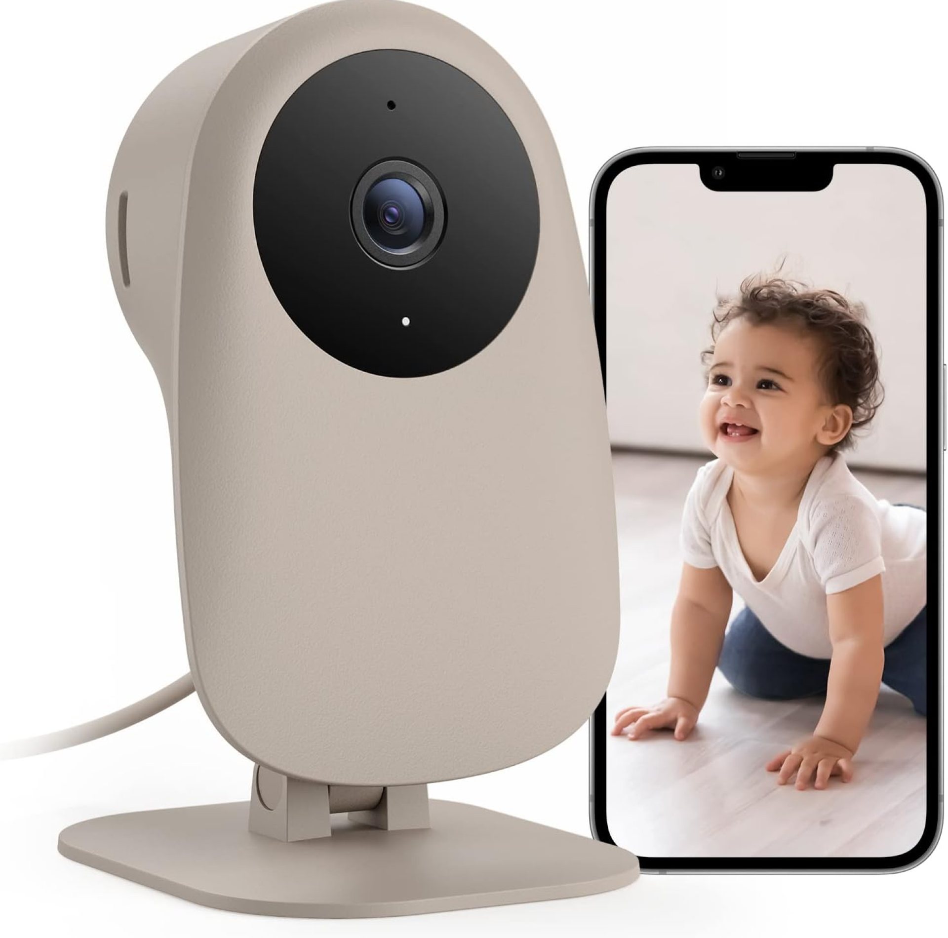 nooie Baby Monitor with Crying Detection, Camera and Audio 1080P Night Vision Motion and Sound Detection 2.4G WiFi Home Security Camera for Baby Nanny Elderly and Pet Monitoring, Works with Alexa nooie Baby Monitor with Crying Detection, Camera and Audio 1080P Night Vision Motion and Sound Detection 2.4G WiFi Home Security Camera for Baby Nanny Elderly and Pet Monitoring, Works with Alexa