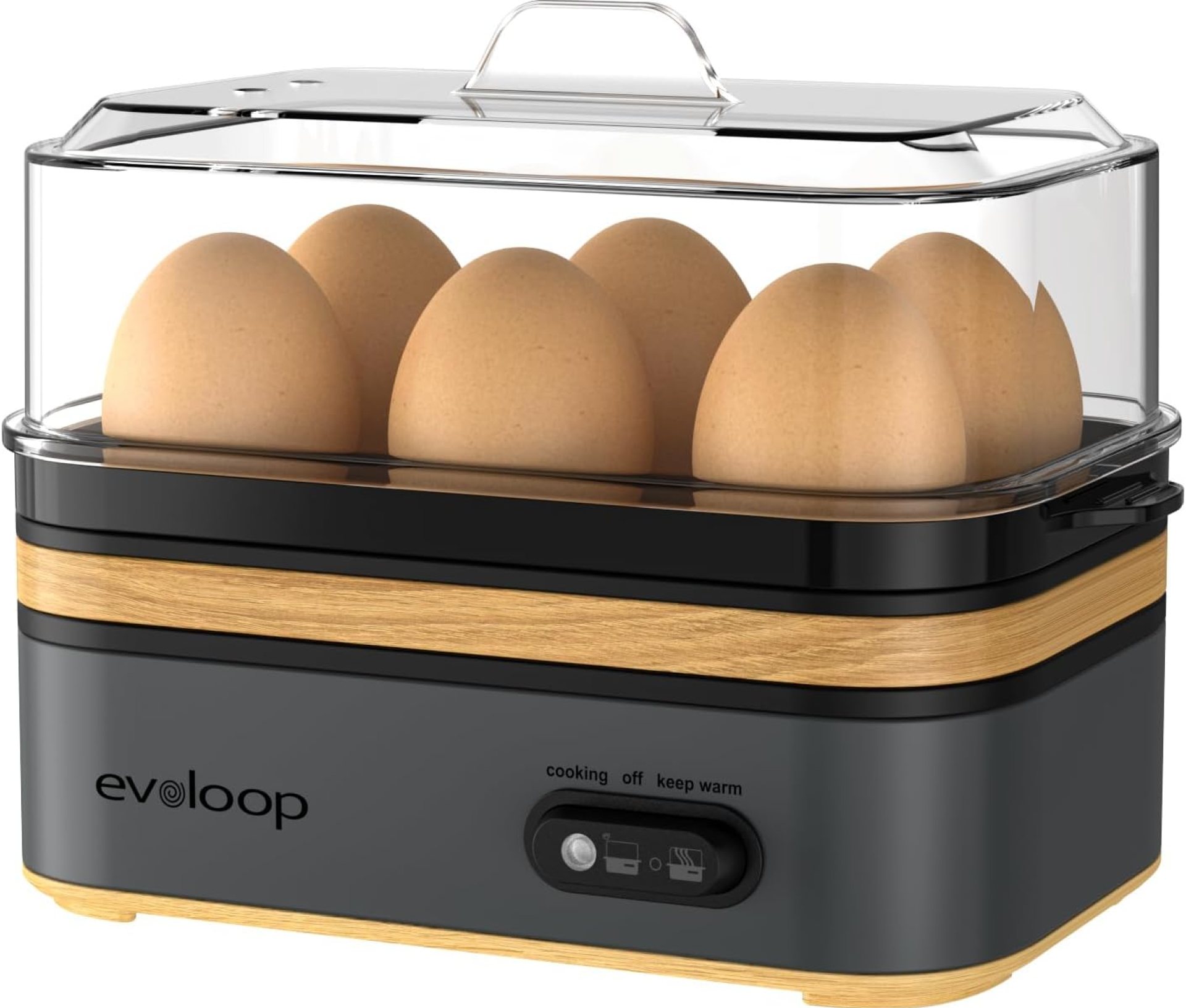 Rapid Egg Cooker Electric 6 Eggs Capacity, Soft, Medium, Hard Boiled, Poacher, Omelet Maker Egg Poacher With Auto Shut-Off, BPA Free Rapid Egg Cooker Electric 6 Eggs Capacity, Soft, Medium, Hard Boiled, Poacher, Omelet Maker Egg Poacher With Auto Shut-Off, BPA Free