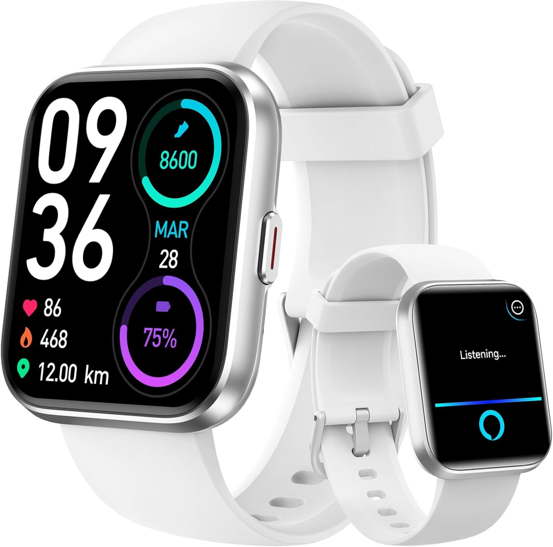 aeac Smart Watch for Women/Men, Fitness Watch, Alexa Built-in & Stable Bluetooth Call, with Heart Rate/SpO2/Sleep Monitor, 100 Sports, IP68 Waterproof Smartwatches for iOS Android aeac Smart Watch for Women/Men, Fitness Watch, Alexa Built-in & Stable Bluetooth Call, with Heart Rate/SpO2/Sleep Monitor, 100 Sports, IP68 Waterproof Smartwatches for iOS Android