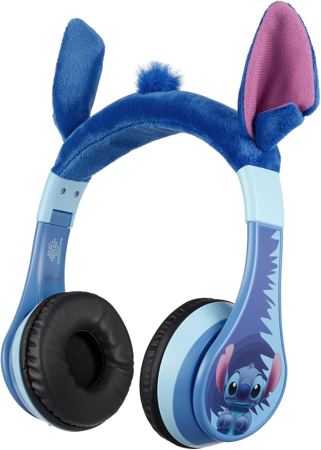 eKids Disney Stitch Bluetooth Headphones, Wireless Headphones with Microphone Includes Aux Cord, Volume Reduced Kids Foldable Earphones for School, Home, or Travel eKids Disney Stitch Bluetooth Headphones, Wireless Headphones with Microphone Includes Aux Cord, Volume Reduced Kids Foldable Earphones for School, Home, or Travel