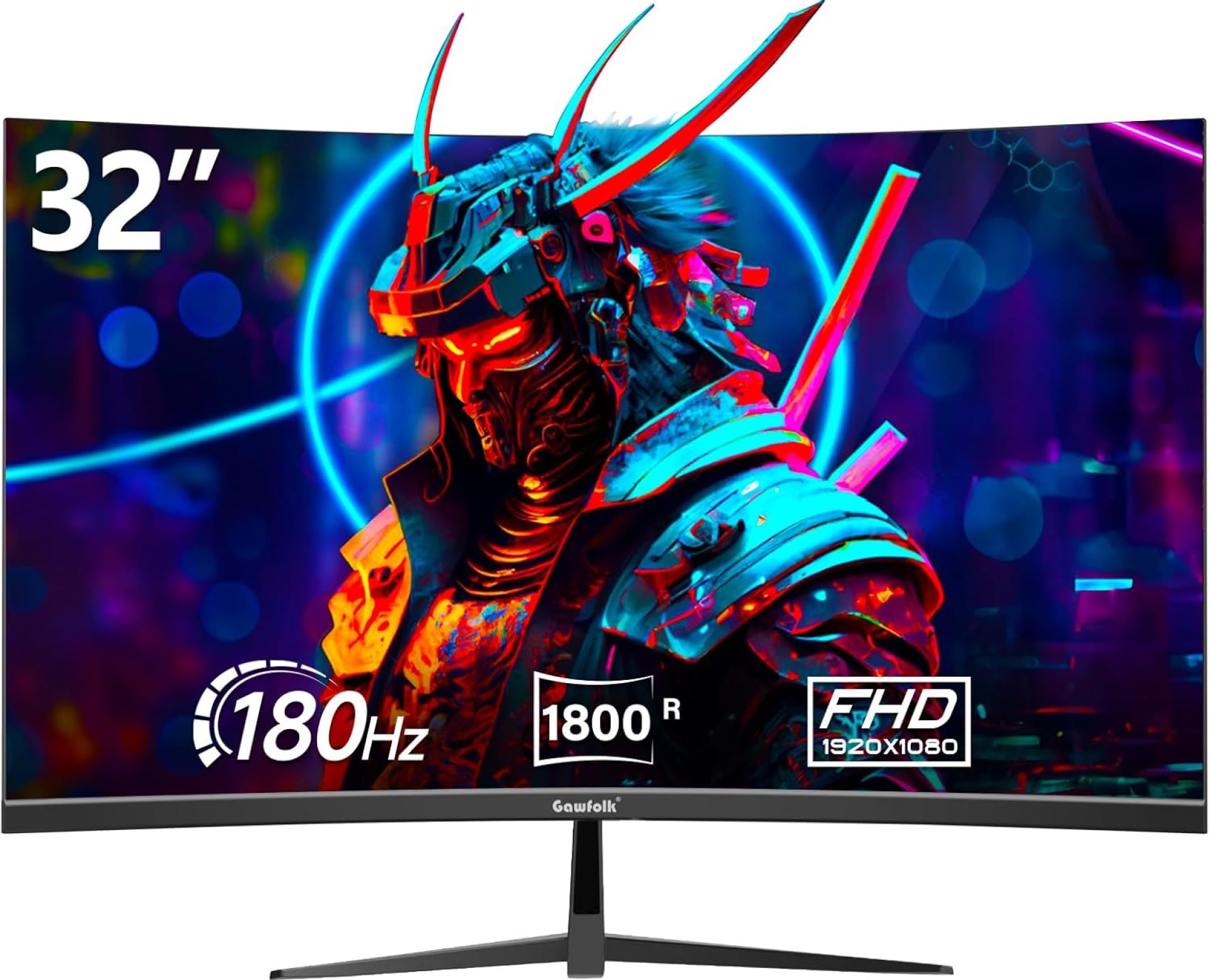 32 inch Gaming Monitor 1800R Curved Computer Monitors 165HZ / 180HZ PC Monitors VA Screen for Home, Office and Dormitory, FHD 1080P Computer Monitor Support HDMI & DP 32 inch Gaming Monitor 1800R Curved Computer Monitors 165HZ / 180HZ PC Monitors VA Screen for Home, Office and Dormitory, FHD 1080P Computer Monitor Support HDMI & DP