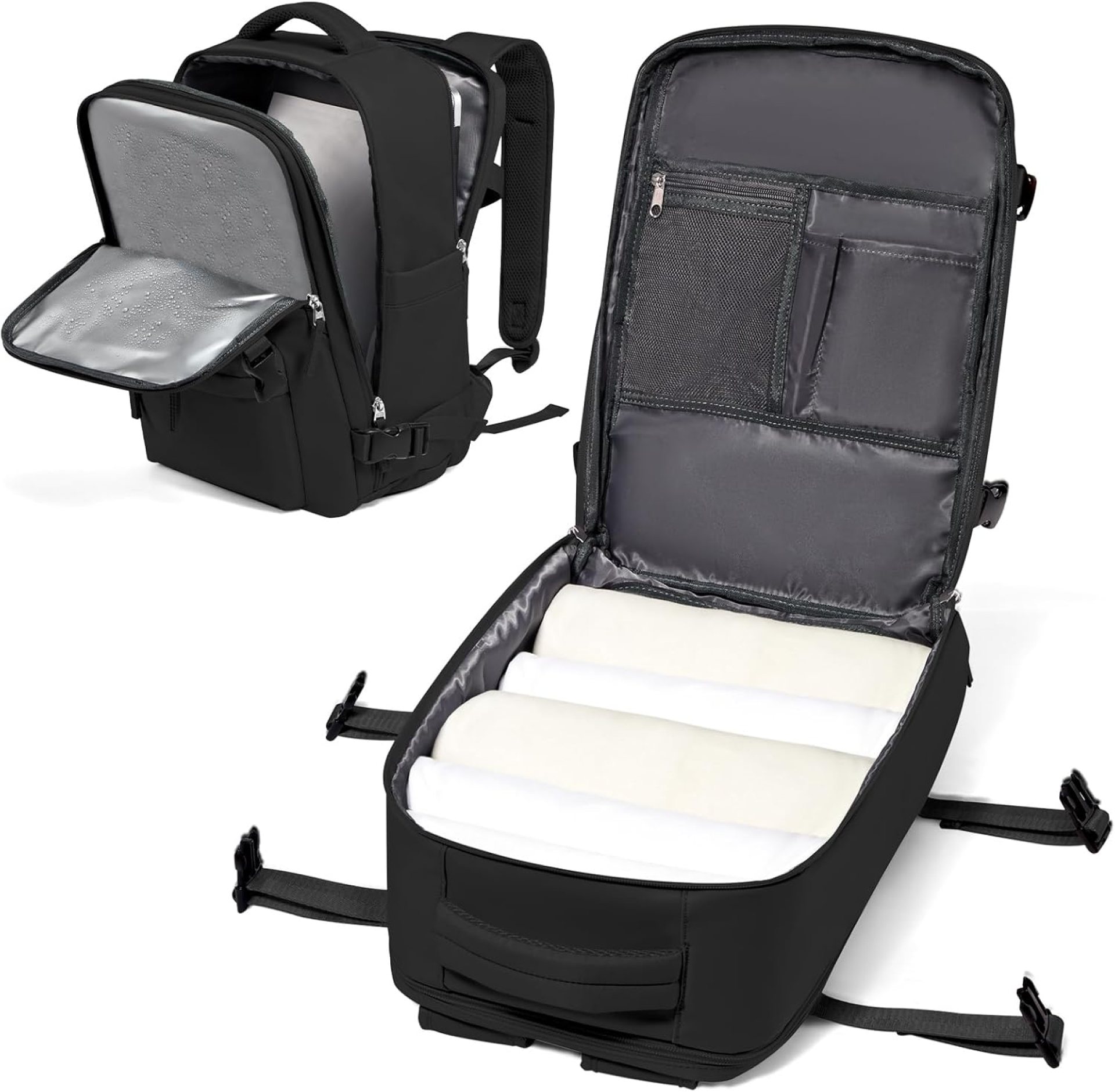 VGCUB Carry on Travel Backpack for Women Men Large Laptop Gym Work Frontier Airlines Personal Item Bag Business Airport Lightweight Backpack Flight Approved Mochilas de Viaje Black VGCUB Carry on Travel Backpack for Women Men Large Laptop Gym Work Frontier Airlines Personal Item Bag Business Airport Lightweight Backpack Flight Approved Mochilas de Viaje Black