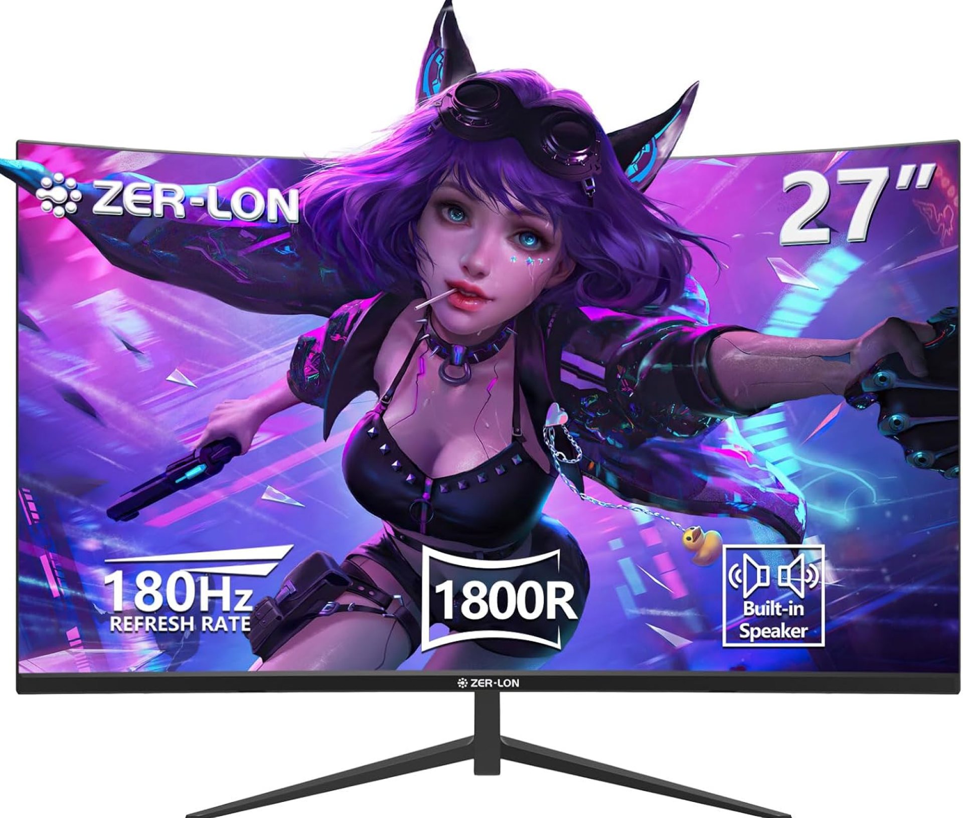 27 inch Curved Gaming Monitor, 144hz/180hz PC Monitor FHD 1080P VA Screen 1800R Computer Monitors, 1ms(GTG) with FreeSync & Eye-Care Technology, DisplayPort, HDMI, Support Wall Mount Install 27 inch Curved Gaming Monitor, 144hz/180hz PC Monitor FHD 1080P VA Screen 1800R Computer Monitors, 1ms(GTG) with FreeSync & Eye-Care Technology, DisplayPort, HDMI, Support Wall Mount Install