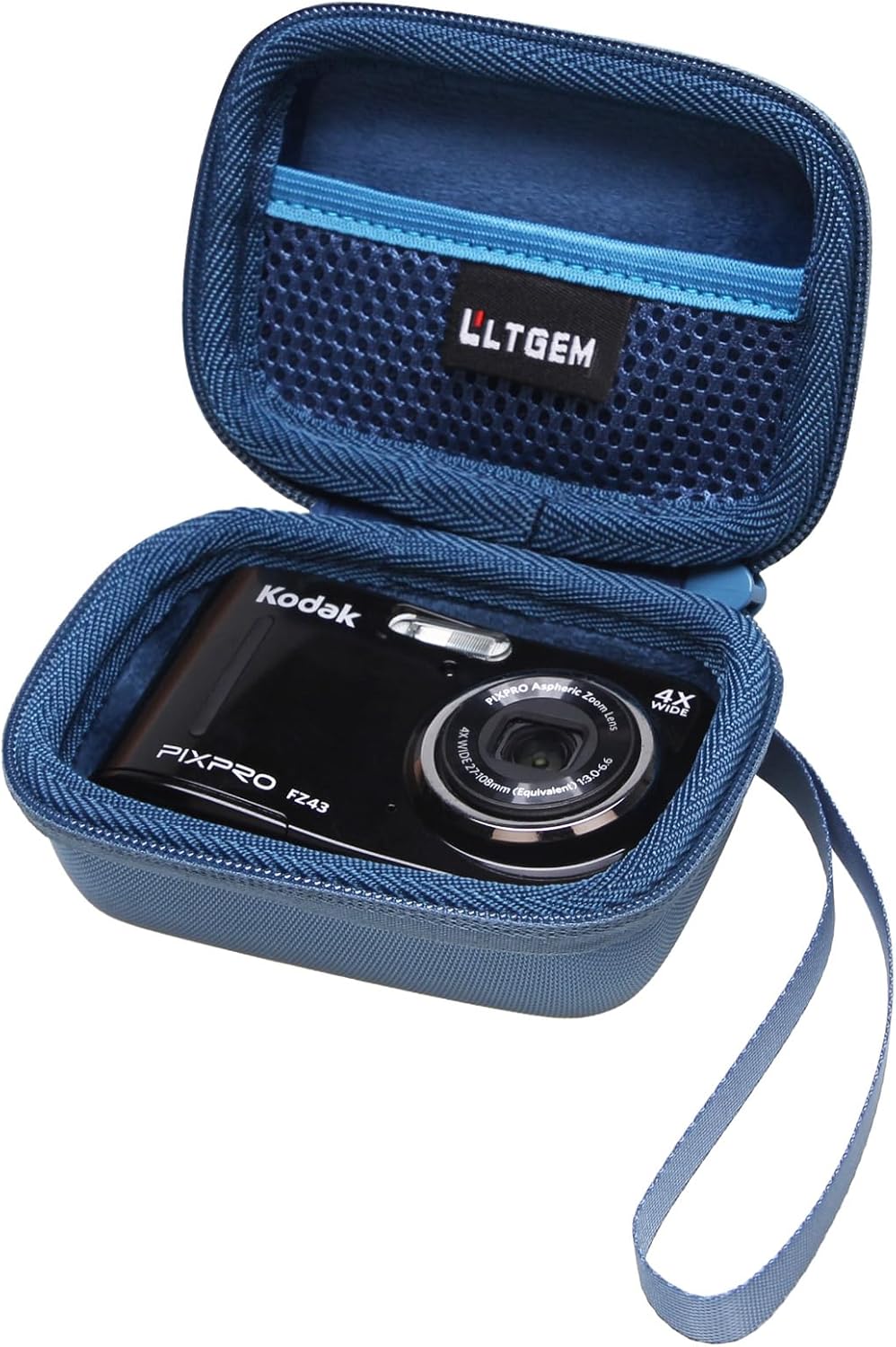 LTGEM Camera Case Compatible with KODAK PIXPRO Friendly Zoom FZ45-BK / FZ45-WH / FZ45-RD / FZ55-BK / WPZ2 / FZ43-BK / FZ55 / FZ53-BK 16MP Digital Camera(Inside: 4″x2.6″x1.2″), Blue LTGEM Camera Case Compatible with KODAK PIXPRO Friendly Zoom FZ45-BK / FZ45-WH / FZ45-RD / FZ55-BK / WPZ2 / FZ43-BK / FZ55 / FZ53-BK 16MP Digital Camera(Inside: 4″x2.6″x1.2″), Blue