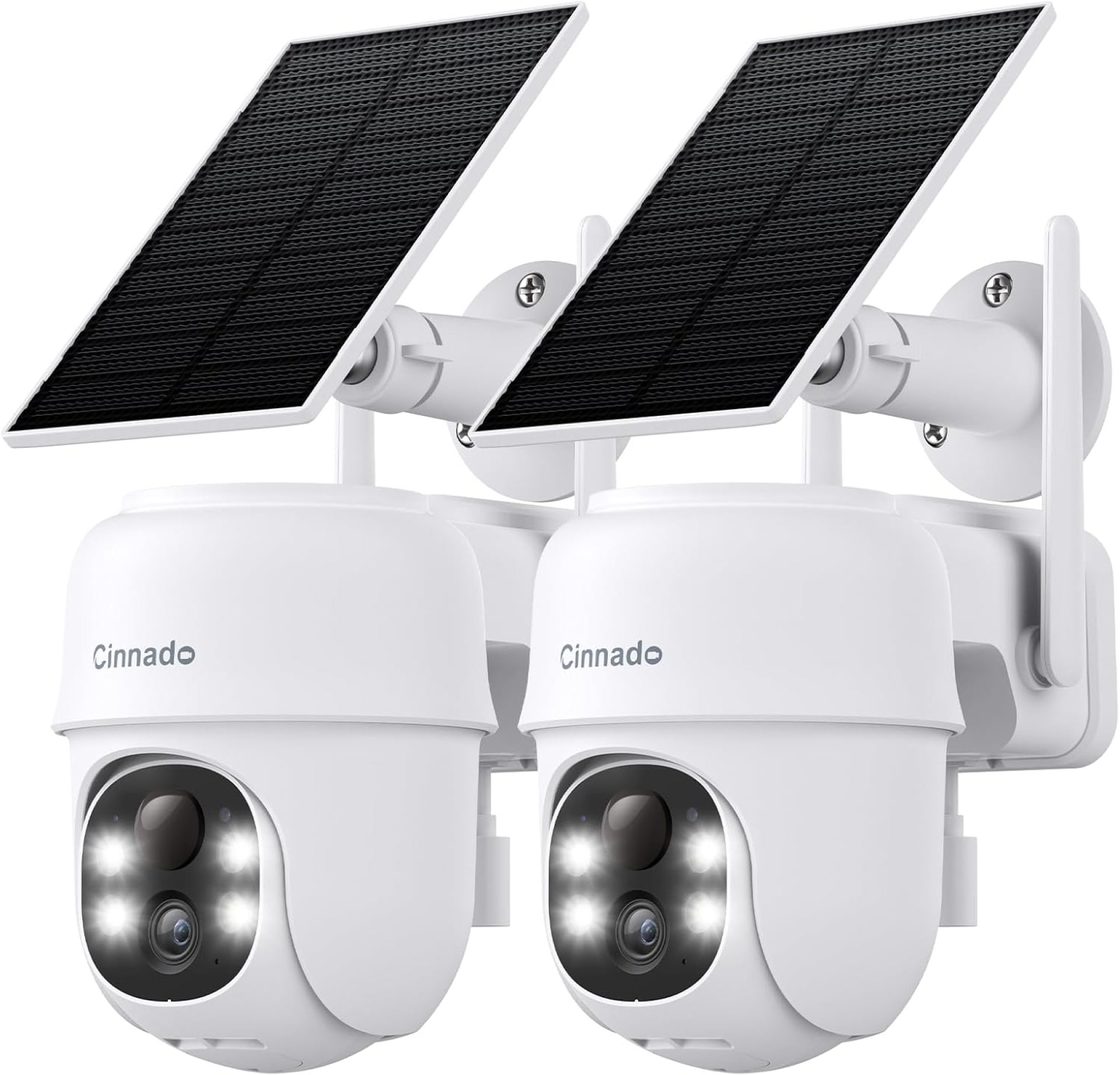 2K Cameras for Home Security-2.4G WiFi Outdoor Camera Wireless Solar/Battery Powered, 360° Viewing, Human Detection, Color Night Vision, Cloud/SD Storage, Works with Alexa/Google Home(2 Pack) 2K Cameras for Home Security-2.4G WiFi Outdoor Camera Wireless Solar/Battery Powered, 360° Viewing, Human Detection, Color Night Vision, Cloud/SD Storage, Works with Alexa/Google Home(2 Pack)