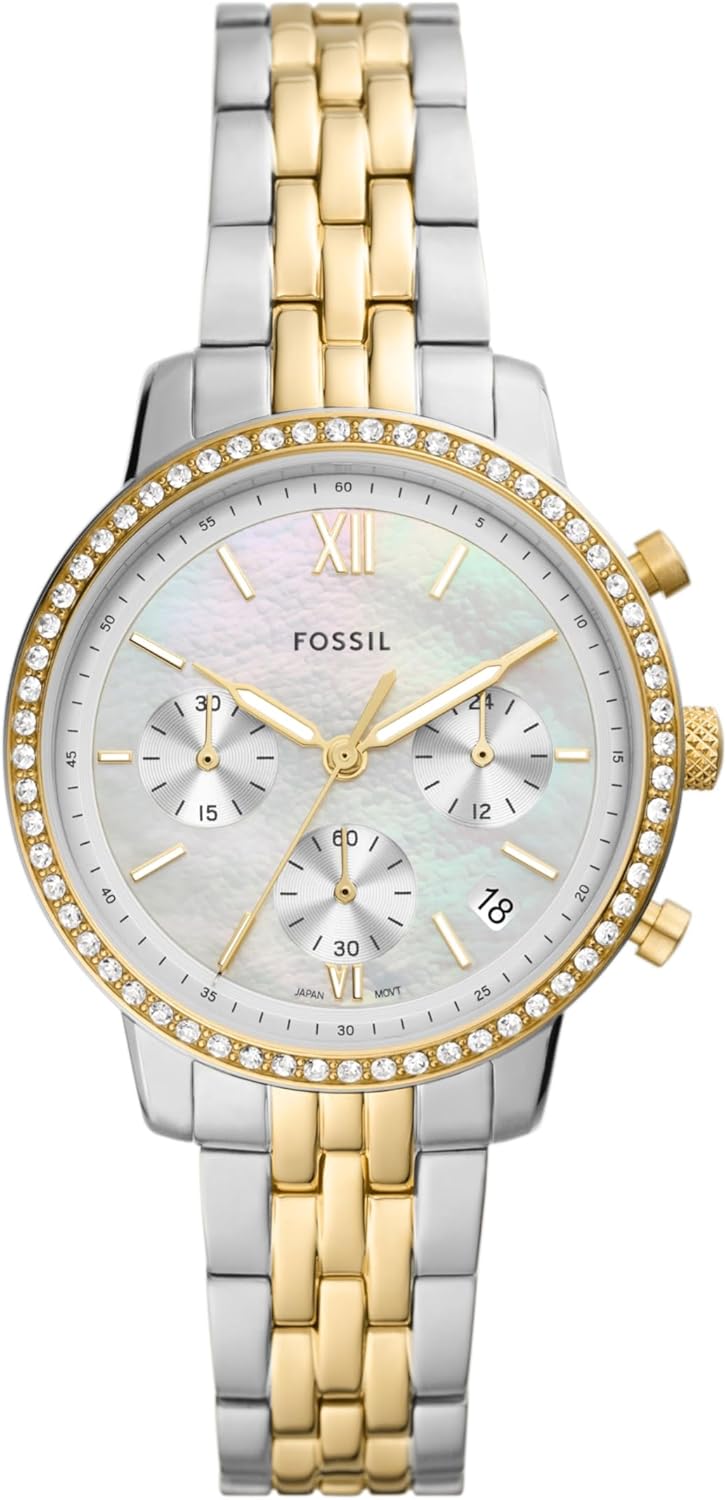 Fossil Women’s Neutra Quartz Stainless Steel Chronograph Watch Fossil Women’s Neutra Quartz Stainless Steel Chronograph Watch