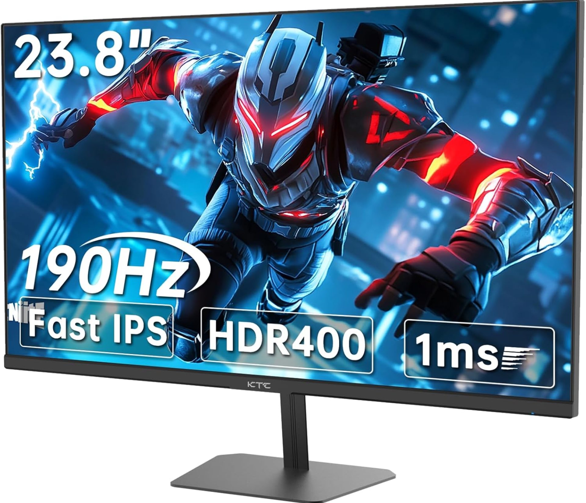 KTC 24 inch 190Hz/180Hz Gaming Monitor,HDR 400 Fast IPS Screen,FHD 1080P Monitor, 133% sRGB,AdaptiveSync,1ms Response Time,HDMI *2&DP*1,Tilt Adjustable, Eye Care KTC 24 inch 190Hz/180Hz Gaming Monitor,HDR 400 Fast IPS Screen,FHD 1080P Monitor, 133% sRGB,AdaptiveSync,1ms Response Time,HDMI *2&DP*1,Tilt Adjustable, Eye Care