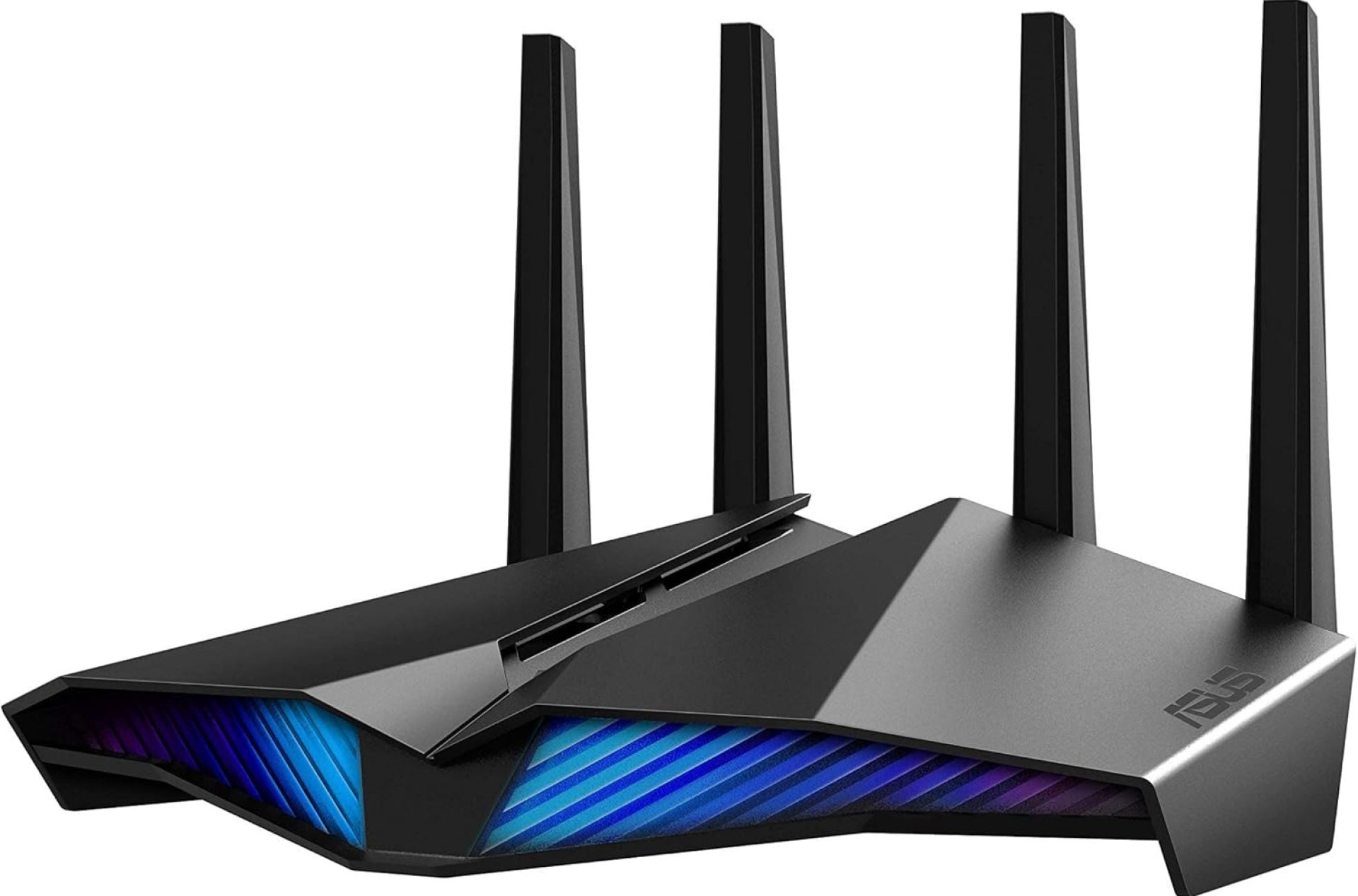 ASUS RT-AX82U AX5400 Dual-Band WiFi 6 Gaming Router, Game Acceleration, Mesh Support, Dedicated Port, Mobile Boost, MU-MIMO, Aura RGB (Renewed) ASUS RT-AX82U AX5400 Dual-Band WiFi 6 Gaming Router, Game Acceleration, Mesh Support, Dedicated Port, Mobile Boost, MU-MIMO, Aura RGB (Renewed)