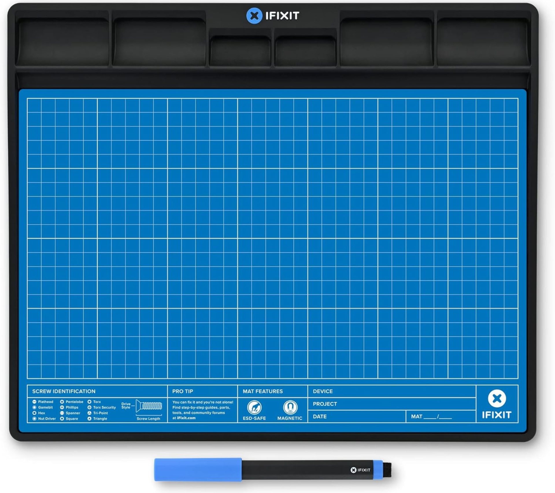 iFixit FixMat – Magnetic Electronic Repair Screws and Parts Organizer iFixit FixMat – Magnetic Electronic Repair Screws and Parts Organizer