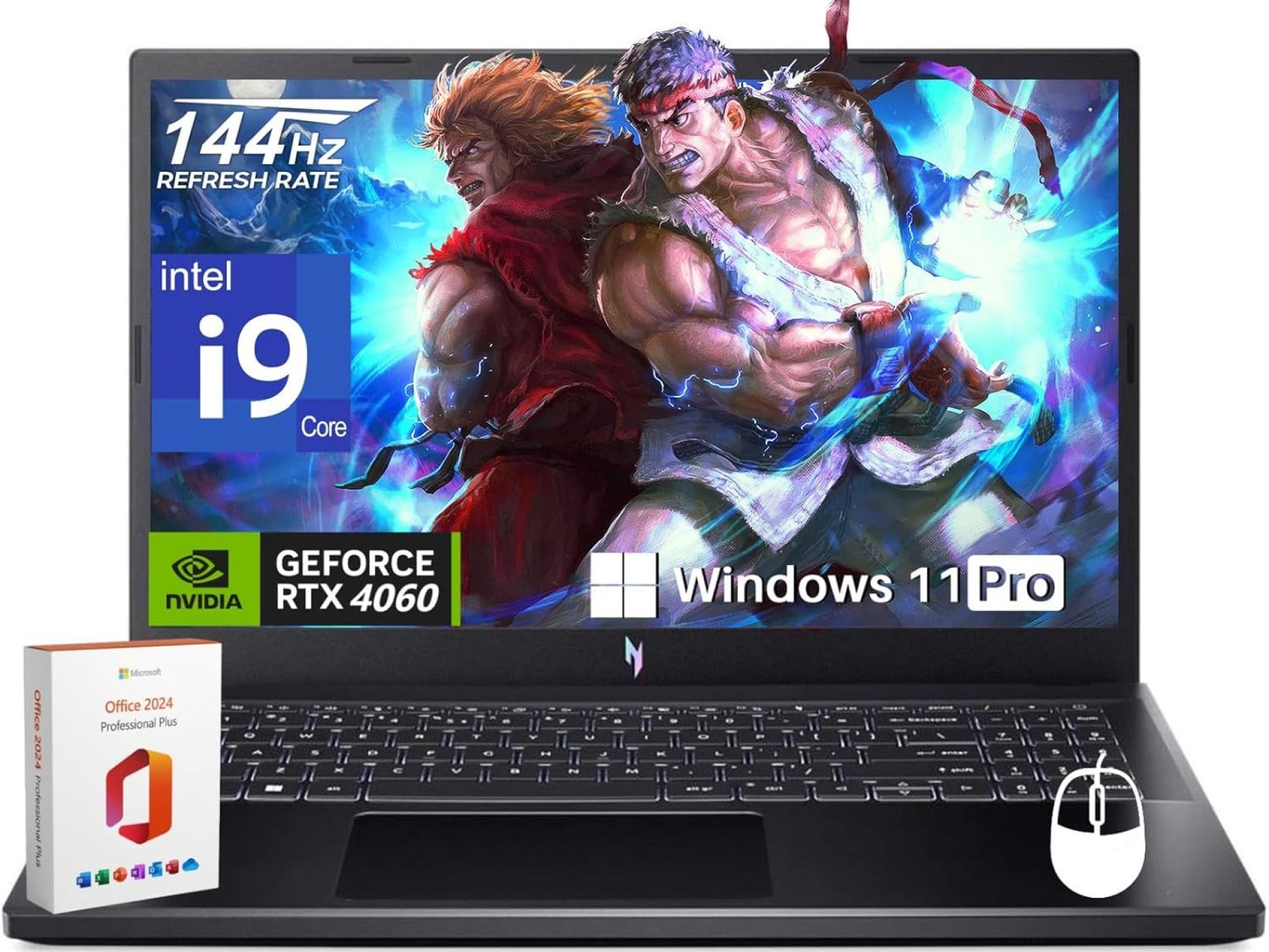 acer Nitro V 15 Gaming Laptop,15.6″ FHD IPS 144 Hz, Intel i9-13900H, Office 2024 Lifetime License, 64GB DDR5, 2TB SSD, GeForce RTX 4060, Wi-Fi 6, Backlit Keyboard, Win 11 Pro, w/Accessories acer Nitro V 15 Gaming Laptop,15.6″ FHD IPS 144 Hz, Intel i9-13900H, Office 2024 Lifetime License, 64GB DDR5, 2TB SSD, GeForce RTX 4060, Wi-Fi 6, Backlit Keyboard, Win 11 Pro, w/Accessories