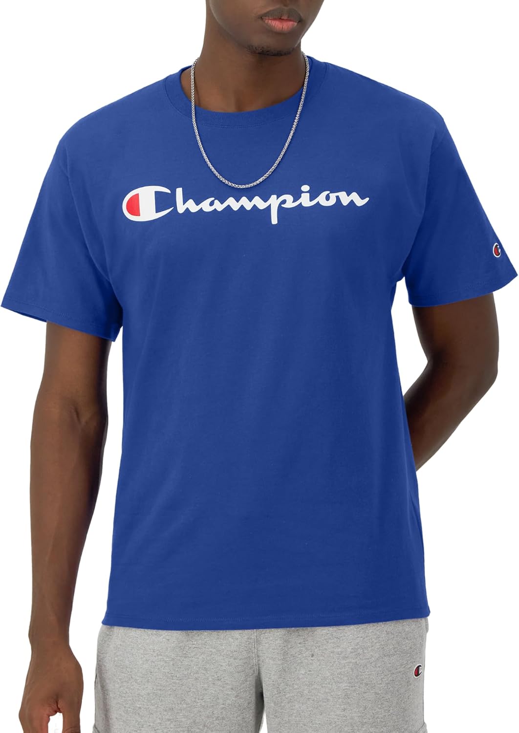 Champion Men’s T-Shirt, Classic Graphic T-Shirt, Soft and Comfortable T-Shirts for Men, Script Logo (Reg. or Big & Tall) Champion Men’s T-Shirt, Classic Graphic T-Shirt, Soft and Comfortable T-Shirts for Men, Script Logo (Reg. or Big & Tall)