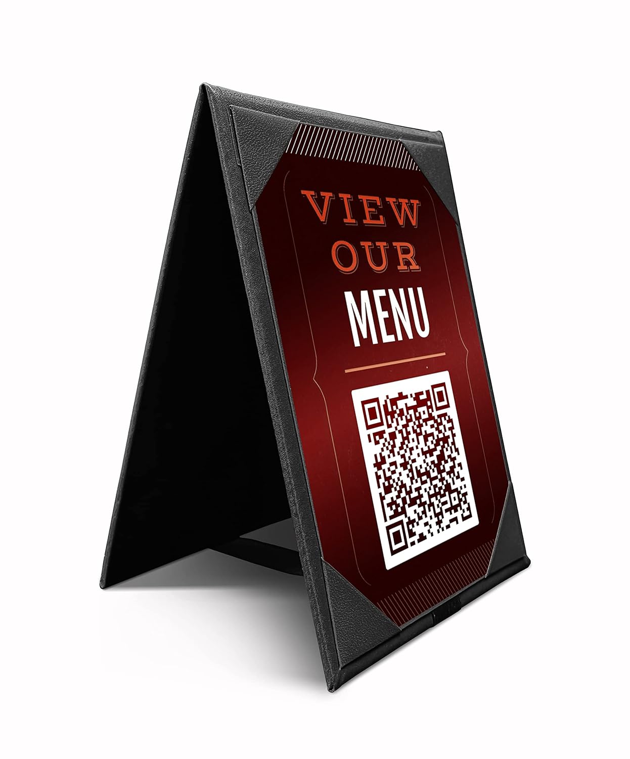 Black, 5-Pack, Restaurant Table Tent Menus – 4″ x 6″ – 2 View, Columbia Casebound Table Tent Menu Holder with Exterior Album Corner Pages Menu Holder for Menus, Wine Lists, Drinks Black, 5-Pack, Restaurant Table Tent Menus – 4″ x 6″ – 2 View, Columbia Casebound Table Tent Menu Holder with Exterior Album Corner Pages Menu Holder for Menus, Wine Lists, Drinks