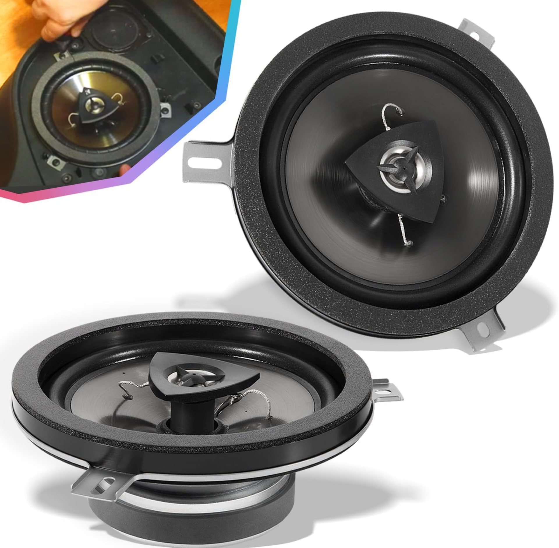 2 Pack Replace for Mopar Kicker Speaker Upgrade 2007-2018 Jeep Wrangler JK JKU, 77KICK10 2 Pack Replace for Mopar Kicker Speaker Upgrade 2007-2018 Jeep Wrangler JK JKU, 77KICK10