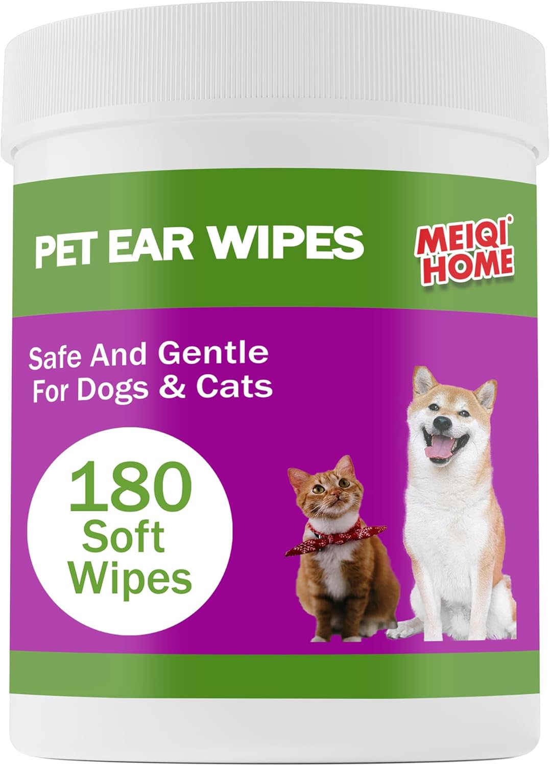 180 Count Dog Ear Cleaner Wipes ,Dog Ear Wipes ,Gently Remove Ear Wax, Debris ,Soothes & Relieves Ear Itching, Fresh Mugwort Scent, All Natural Ingredients,Safe & Gentle Ear Wipes for Dogs & Cats 180 Count Dog Ear Cleaner Wipes ,Dog Ear Wipes ,Gently Remove Ear Wax, Debris ,Soothes & Relieves Ear Itching, Fresh Mugwort Scent, All Natural Ingredients,Safe & Gentle Ear Wipes for Dogs & Cats