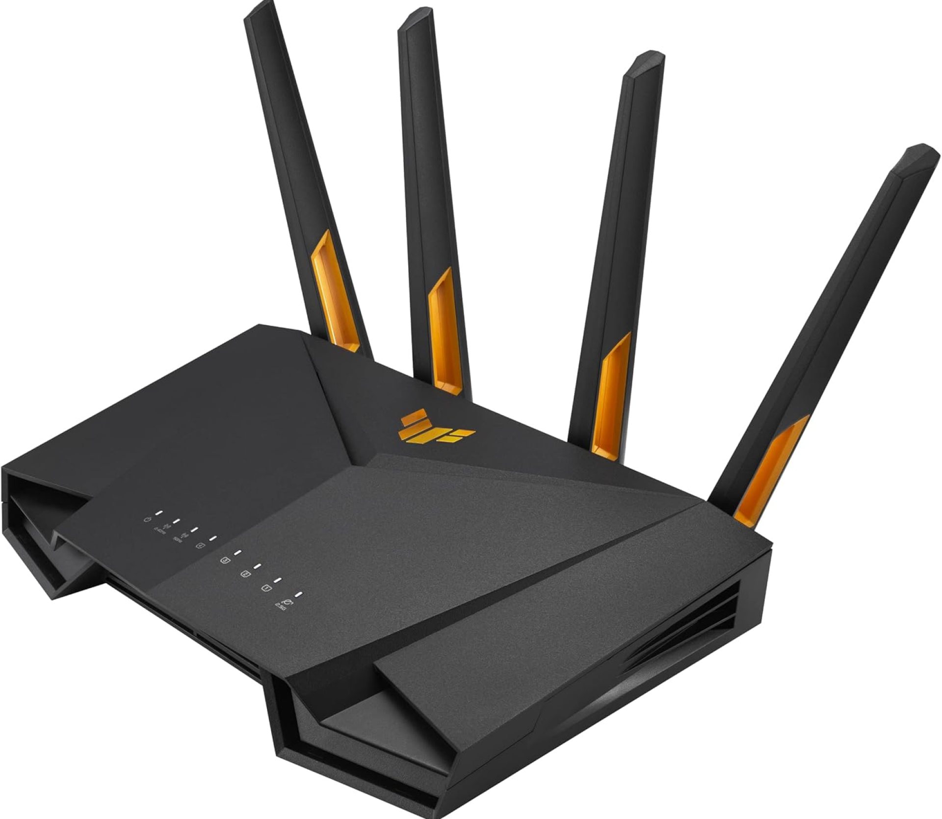 ASUS TUF Gaming WiFi 6 Router (TUF-AX4200) – Dedicated Gaming Port, Dual 2.5G Port, 3 Steps Port Forwarding, Extendable Router with AiMesh Technology, AiProtection Pro, VPN, Instant Guard ASUS TUF Gaming WiFi 6 Router (TUF-AX4200) – Dedicated Gaming Port, Dual 2.5G Port, 3 Steps Port Forwarding, Extendable Router with AiMesh Technology, AiProtection Pro, VPN, Instant Guard