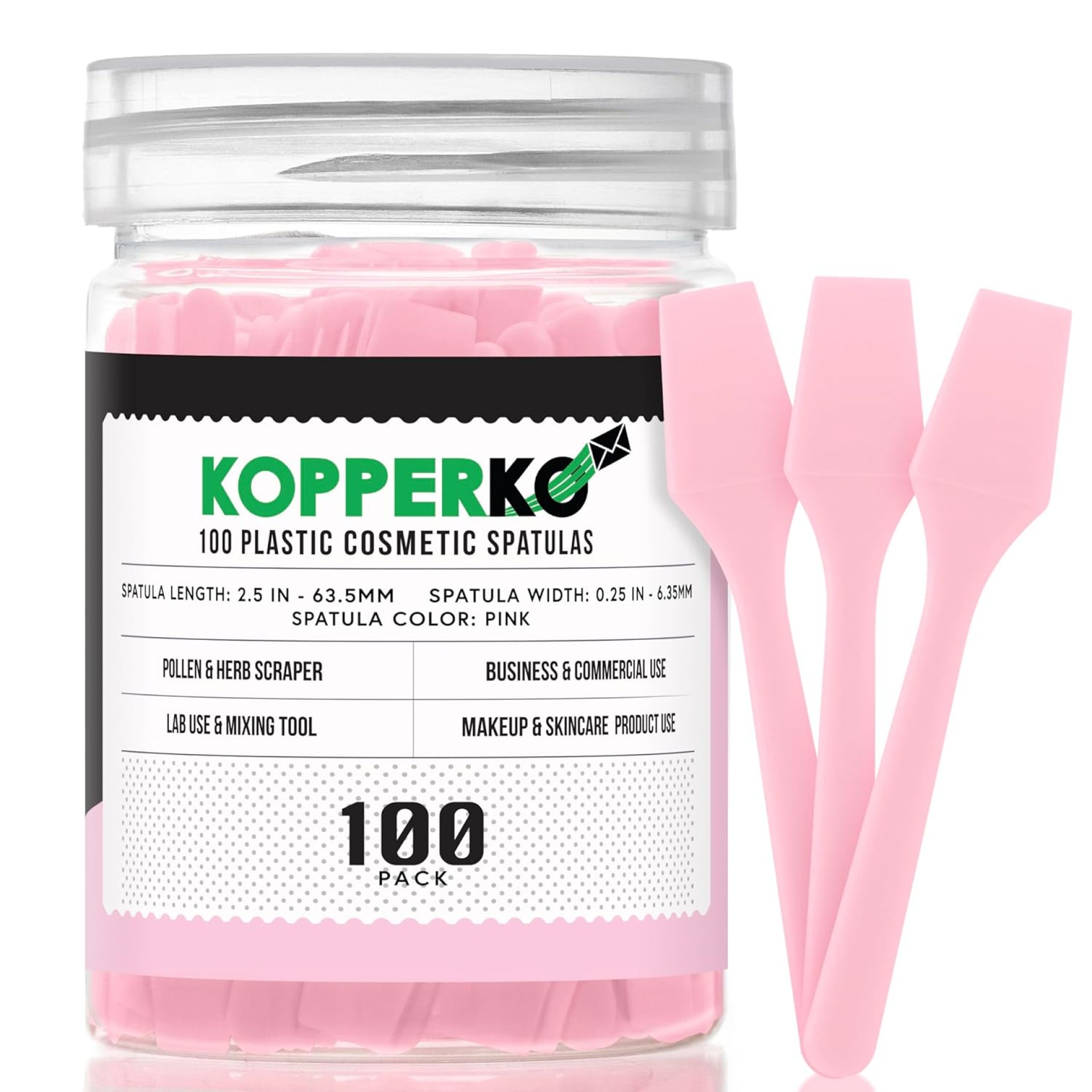 100 Pack 2.5 Inch Cosmetic Spatulas – Small Plastic Spatula for Cosmetics, Creams, & Crafts | Makeup Spatula or Multipurpose Mini Applicator for Mixing, Skincare, or Scraping Jars | Pink 100 Pack 2.5 Inch Cosmetic Spatulas – Small Plastic Spatula for Cosmetics, Creams, & Crafts | Makeup Spatula or Multipurpose Mini Applicator for Mixing, Skincare, or Scraping Jars | Pink