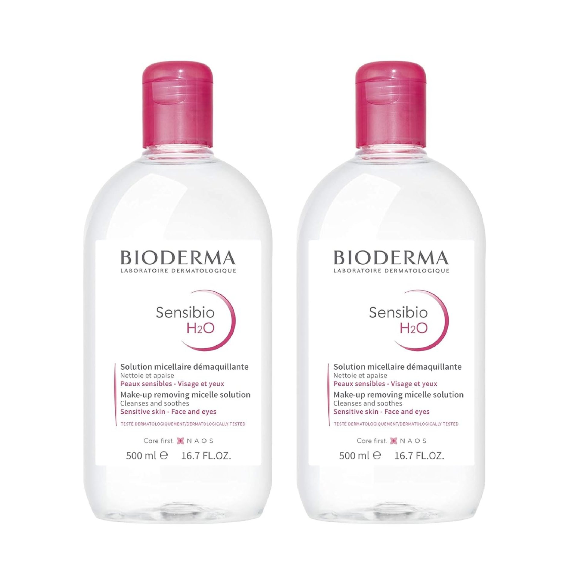Bioderma – Sensibio – H2O Micellar Water – Makeup Remover Cleanser – Face Cleanser for Sensitive Skin Bioderma – Sensibio – H2O Micellar Water – Makeup Remover Cleanser – Face Cleanser for Sensitive Skin