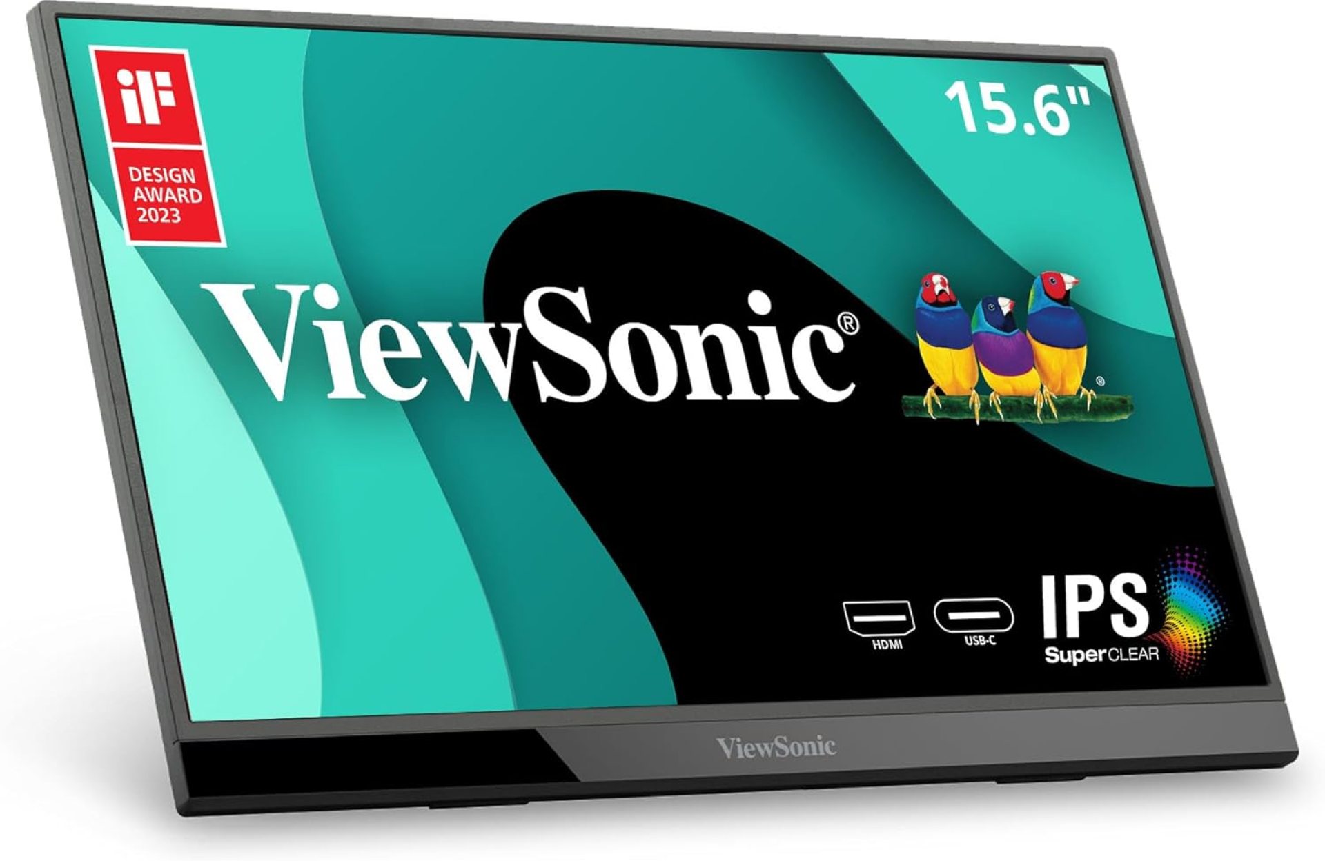 ViewSonic VX1655 15.6 Inch 1080p FHD Portable LED IPS Monitor with 2 Way Powered 60W USB C, Mini HDMI, Dual Speakers, and Built-in Stand with Tripod Mount,Black ViewSonic VX1655 15.6 Inch 1080p FHD Portable LED IPS Monitor with 2 Way Powered 60W USB C, Mini HDMI, Dual Speakers, and Built-in Stand with Tripod Mount,Black