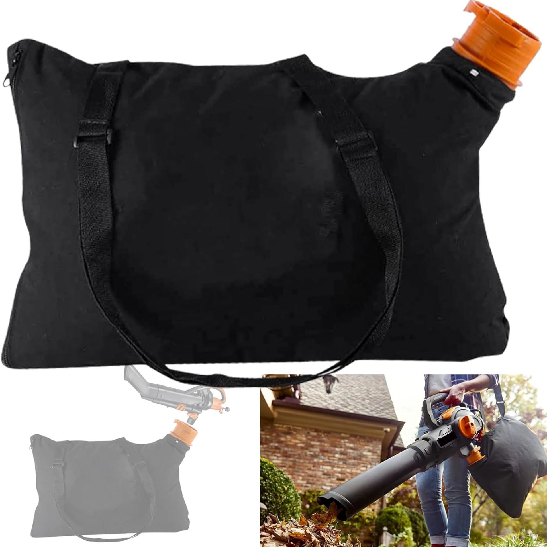 50026858 Trivac Leaf Collection Bag (WGBAG500) for Worx Vacuum Cleaner 12 Amp Blower – Leaf Blower Collection Bag 50015035, Replaces WG500, WG501, WG502, WG505, WG508, WG509, WG518 50026858 Trivac Leaf Collection Bag (WGBAG500) for Worx Vacuum Cleaner 12 Amp Blower – Leaf Blower Collection Bag 50015035, Replaces WG500, WG501, WG502, WG505, WG508, WG509, WG518