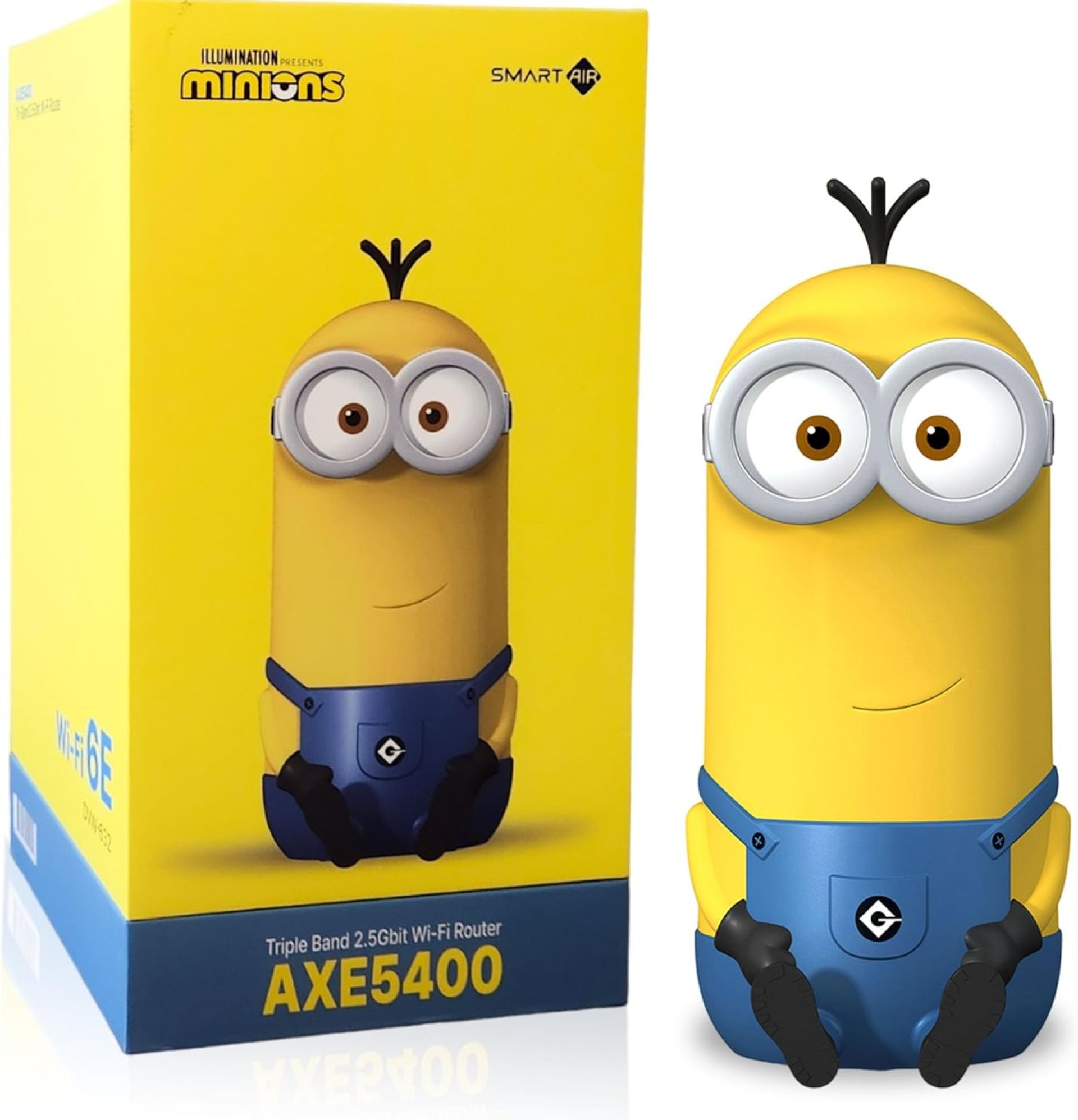 Davolink Minions Kevin Wi-Fi 6E Router – Elevate Your Connectivity Experience in 2024 with High-Speed Performance Gaming Router – Secure Travel WiFi Router Davolink Minions Kevin Wi-Fi 6E Router – Elevate Your Connectivity Experience in 2024 with High-Speed Performance Gaming Router – Secure Travel WiFi Router
