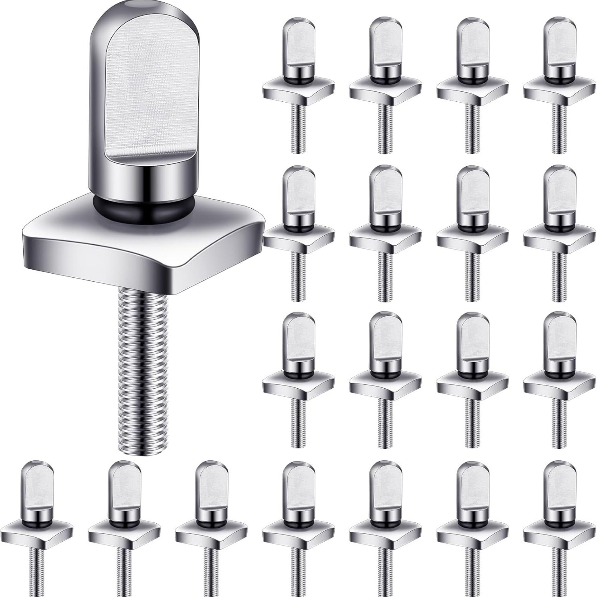 Gisafai 20 Pcs 316 Stainless Steel Fin Screw SUP Fin Screw with O Rings for Longboard SUP Paddleboard Surfboard Surfing Accessories Gisafai 20 Pcs 316 Stainless Steel Fin Screw SUP Fin Screw with O Rings for Longboard SUP Paddleboard Surfboard Surfing Accessories