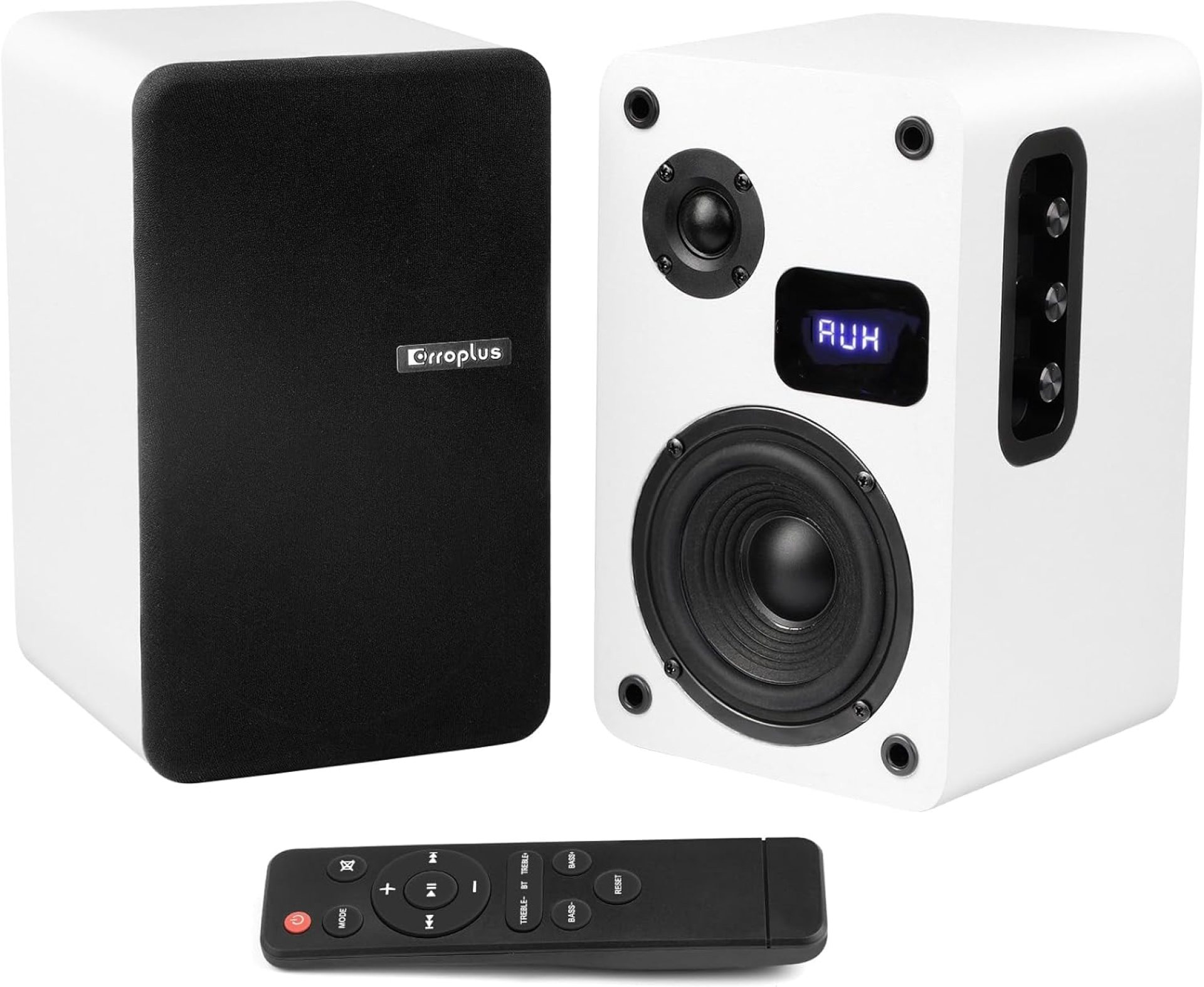 70W Powered Bookshelf Speakers, Active Stereo Speakers Pair Desktop Studio Monitor Speakers Wired Optical/ARC/RCA/AUX/BT Input for Turntable Vinyl Record Player Home Audio TV Gaming PC-White 70W Powered Bookshelf Speakers, Active Stereo Speakers Pair Desktop Studio Monitor Speakers Wired Optical/ARC/RCA/AUX/BT Input for Turntable Vinyl Record Player Home Audio TV Gaming PC-White