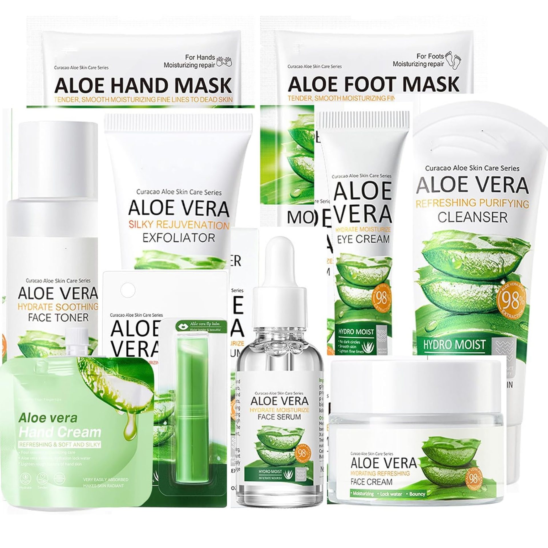 10Pcs Skin Care Products Set, Aloe Vera Skin Care Sets, Skin Care Gift Set for Women Girls, Skincare Routine Set, Face Care Kit for Dry Skin, Hydrating Whole Body Skin Care 10Pcs Skin Care Products Set, Aloe Vera Skin Care Sets, Skin Care Gift Set for Women Girls, Skincare Routine Set, Face Care Kit for Dry Skin, Hydrating Whole Body Skin Care