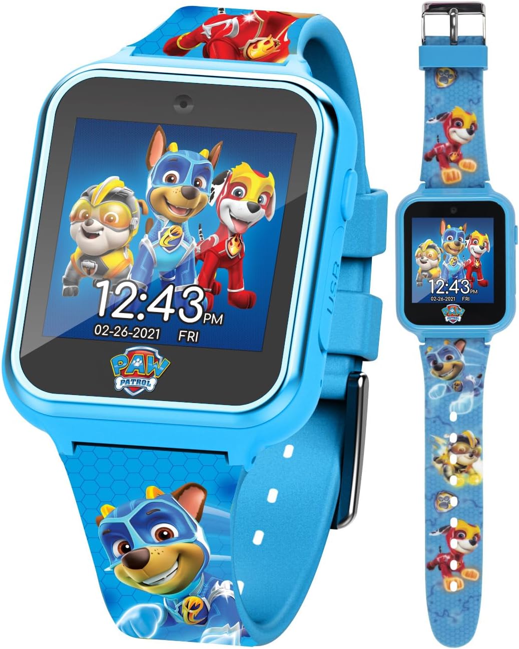 Accutime Paw Patrol Smart Watch with Camera for Kids and Toddlers – Interactive Smartwatch for Boys & Girls Featuring Games, Voice Recorder, Calculator, Pedometer, Alarm, Stopwatch, with USB Cable Accutime Paw Patrol Smart Watch with Camera for Kids and Toddlers – Interactive Smartwatch for Boys & Girls Featuring Games, Voice Recorder, Calculator, Pedometer, Alarm, Stopwatch, with USB Cable