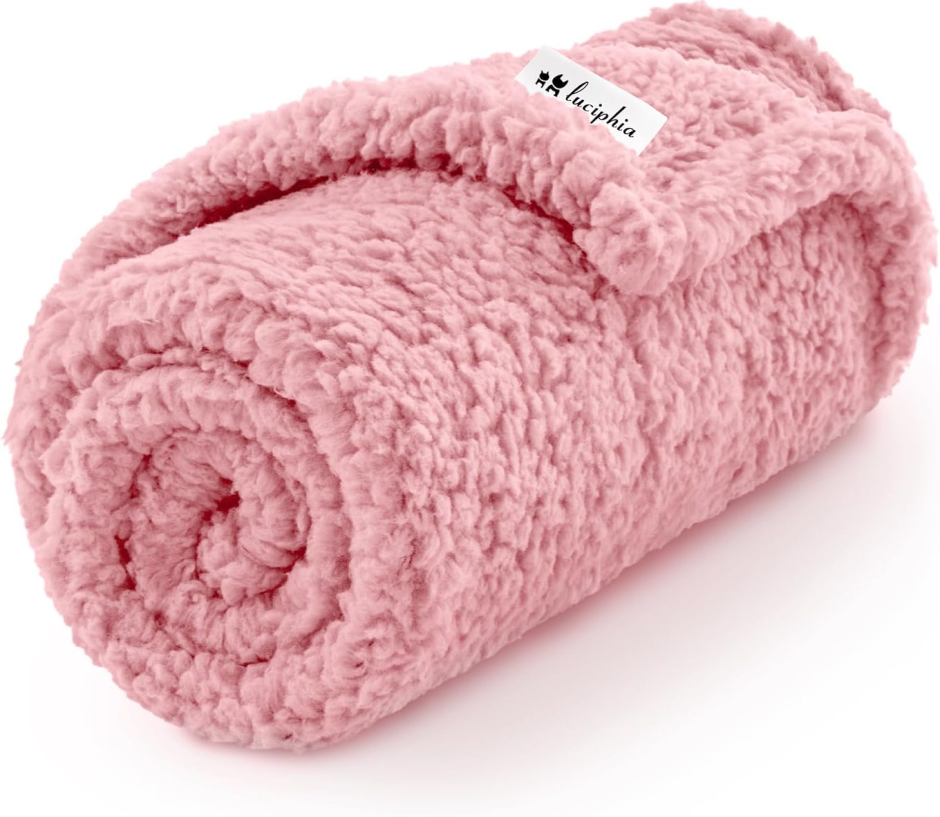 Luciphia Premium Fleece Pet Blanket for Small Medium Dogs Puppy Soft Sherpa Calming Cat Throw Blankets(Pink,30×20 inches) Luciphia Premium Fleece Pet Blanket for Small Medium Dogs Puppy Soft Sherpa Calming Cat Throw Blankets(Pink,30×20 inches)
