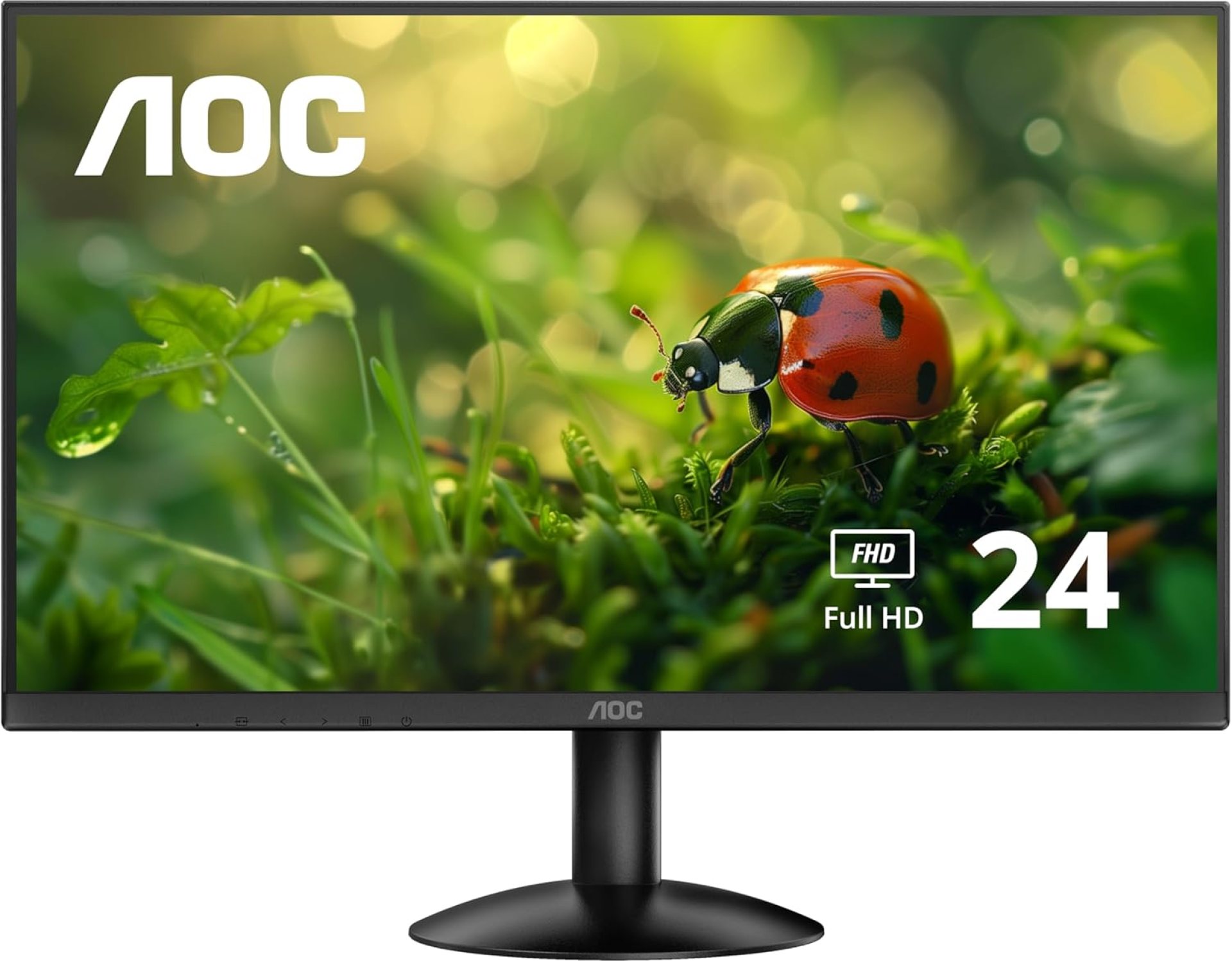 AOC 24B30H2 24” Frameless IPS Monitor, FHD 1920×1080, 100Hz, 106% sRGB, for Home and Office, HDMI x1 VGA x1, Low Blue Mode, VESA Compatible, Black AOC 24B30H2 24” Frameless IPS Monitor, FHD 1920×1080, 100Hz, 106% sRGB, for Home and Office, HDMI x1 VGA x1, Low Blue Mode, VESA Compatible, Black