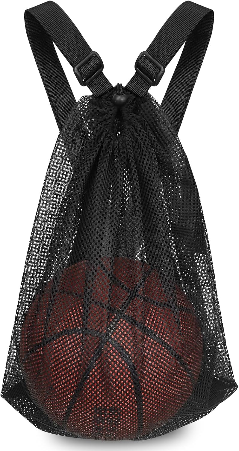 Basketball Bag 15 * 20 inch Sports Single Ball Bag Drawstring Mesh Backpack, for Carrying Soccer Volleyball Baseball football Carrier Single Outdoor Sports Equipment Basketball Bag 15 * 20 inch Sports Single Ball Bag Drawstring Mesh Backpack, for Carrying Soccer Volleyball Baseball football Carrier Single Outdoor Sports Equipment