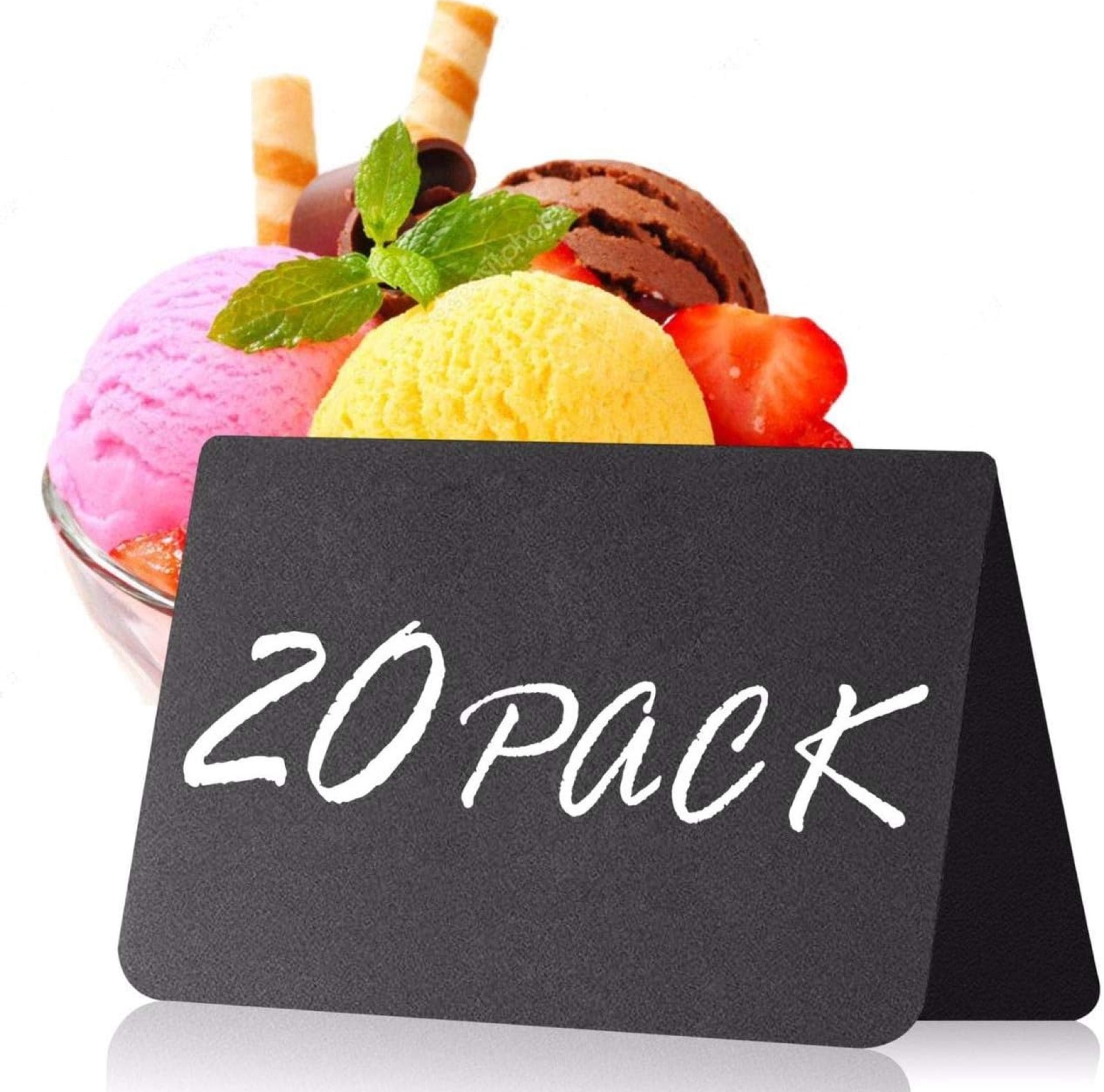 20 Pack Chalkboard Tent Signs 4×3 – Mini Tabletop Food Labels for Buffet Wedding & Party Use – Plastic Reusable Chalk Name Tags & Display Signs for Events 20 Pack Chalkboard Tent Signs 4×3 – Mini Tabletop Food Labels for Buffet Wedding & Party Use – Plastic Reusable Chalk Name Tags & Display Signs for Events