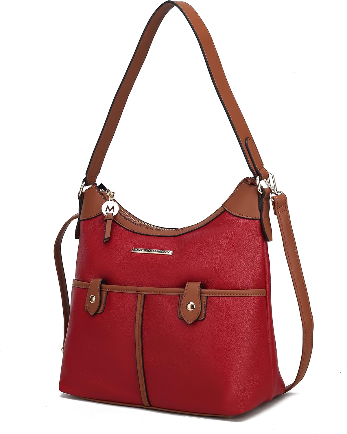 MKF Collection Shoulder Bags for Women, Crossbody Vegan Leather Handbag Purse, Top-Handle Hobo Tote Bag MKF Collection Shoulder Bags for Women, Crossbody Vegan Leather Handbag Purse, Top-Handle Hobo Tote Bag