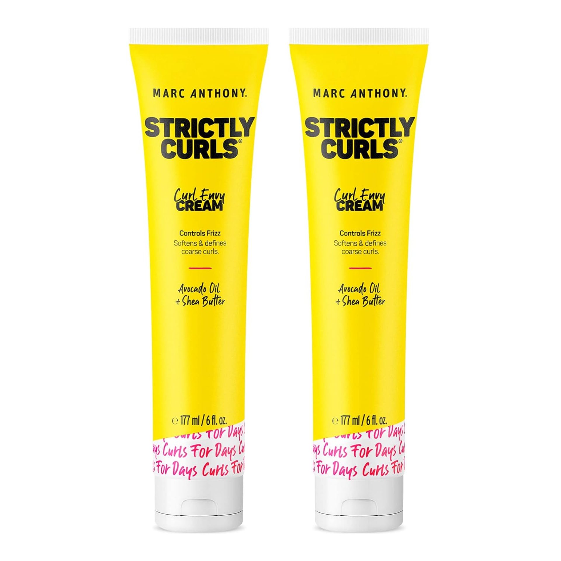 Marc Anthony Curl Cream with Shea Butter & Oils Defines & Softens Curly & Wavy Hair, Set of 2 Marc Anthony Curl Cream with Shea Butter & Oils Defines & Softens Curly & Wavy Hair, Set of 2