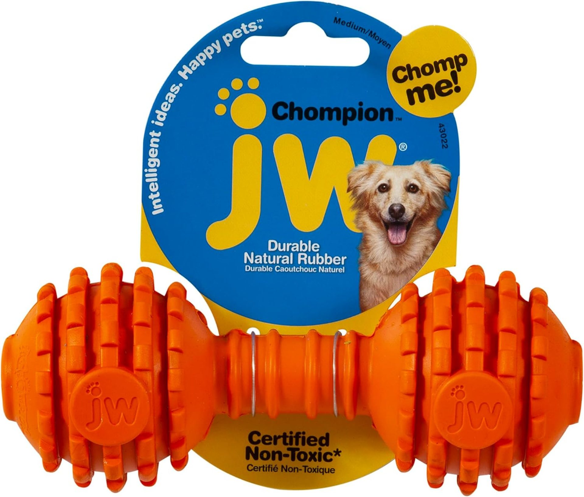 JW Pet Chompion Heavyweight Dog Chew Toy for Medium Breeds, Assorted Colors JW Pet Chompion Heavyweight Dog Chew Toy for Medium Breeds, Assorted Colors
