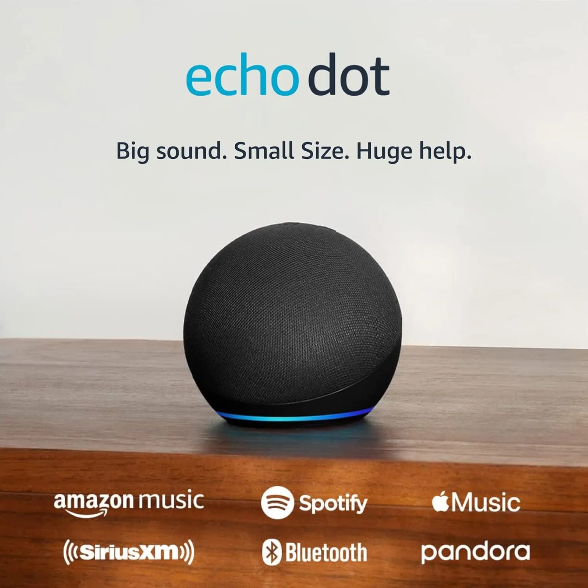 Amazon Echo Dot (newest model), With bigger vibrant sound, helpful routines and Alexa, Charcoal Amazon Echo Dot (newest model), With bigger vibrant sound, helpful routines and Alexa, Charcoal