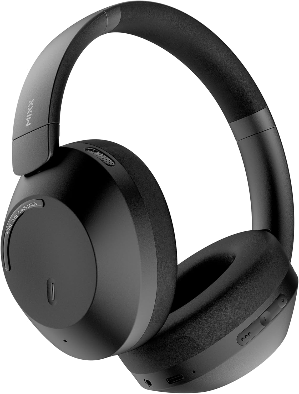 MIXX StreamQ C4 – Wireless Noise Cancelling Headphones with 40-Hour Battery Life and Transparent Mode – Foldable Over-Ear Design (Black) MIXX StreamQ C4 – Wireless Noise Cancelling Headphones with 40-Hour Battery Life and Transparent Mode – Foldable Over-Ear Design (Black)