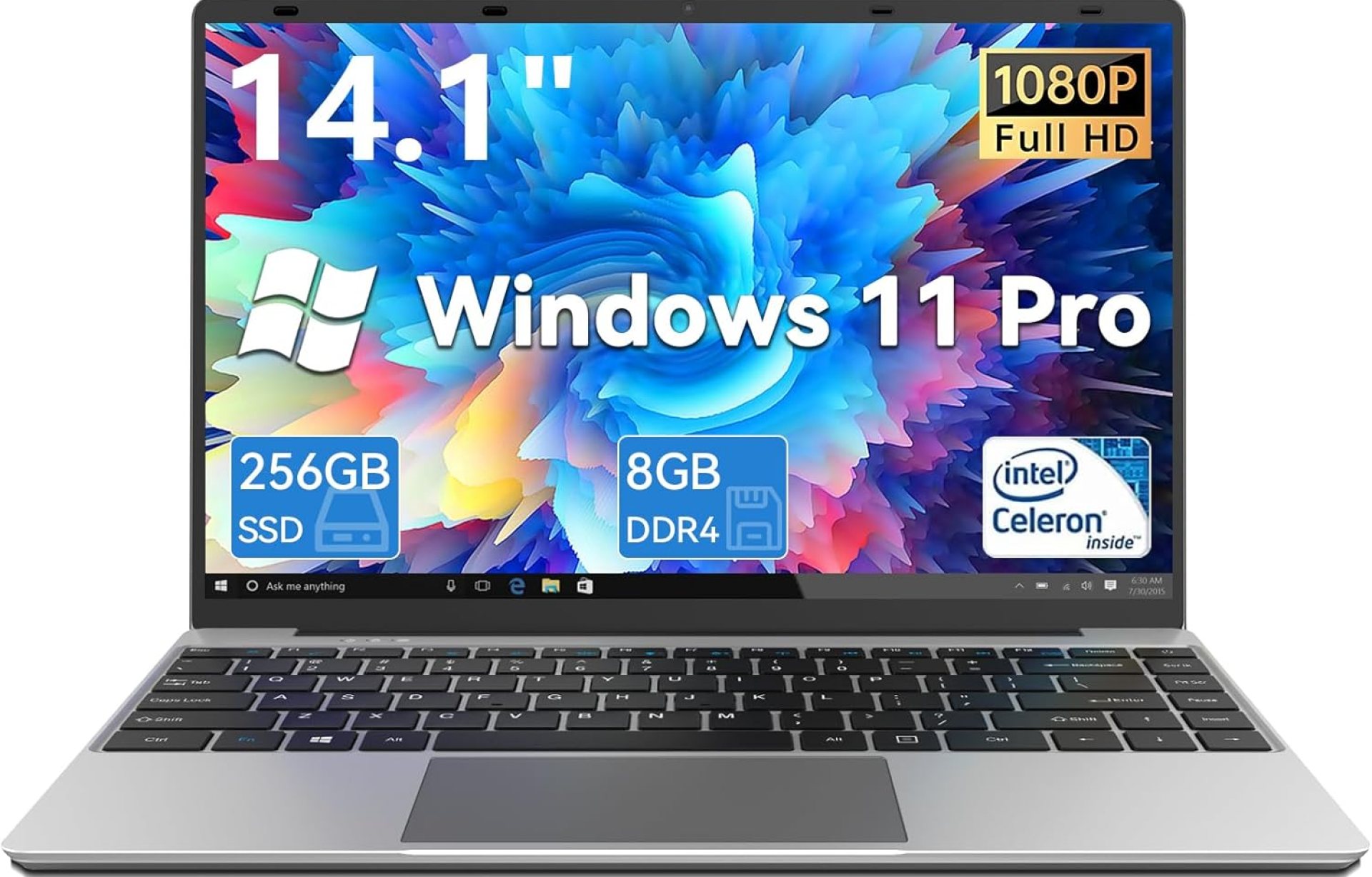 ANTEMPER 14.1 Inch Windows 11 Laptop Computer, 256GB SSD 8GB RAM, Intel Celeron N4020C(up to 2.8GHz), Full HD 1920×1080 Laptops, Mini HDMI, USB3.0, Webcam, TF Card, Type-c, 5000mAh Battery, Gray ANTEMPER 14.1 Inch Windows 11 Laptop Computer, 256GB SSD 8GB RAM, Intel Celeron N4020C(up to 2.8GHz), Full HD 1920×1080 Laptops, Mini HDMI, USB3.0, Webcam, TF Card, Type-c, 5000mAh Battery, Gray