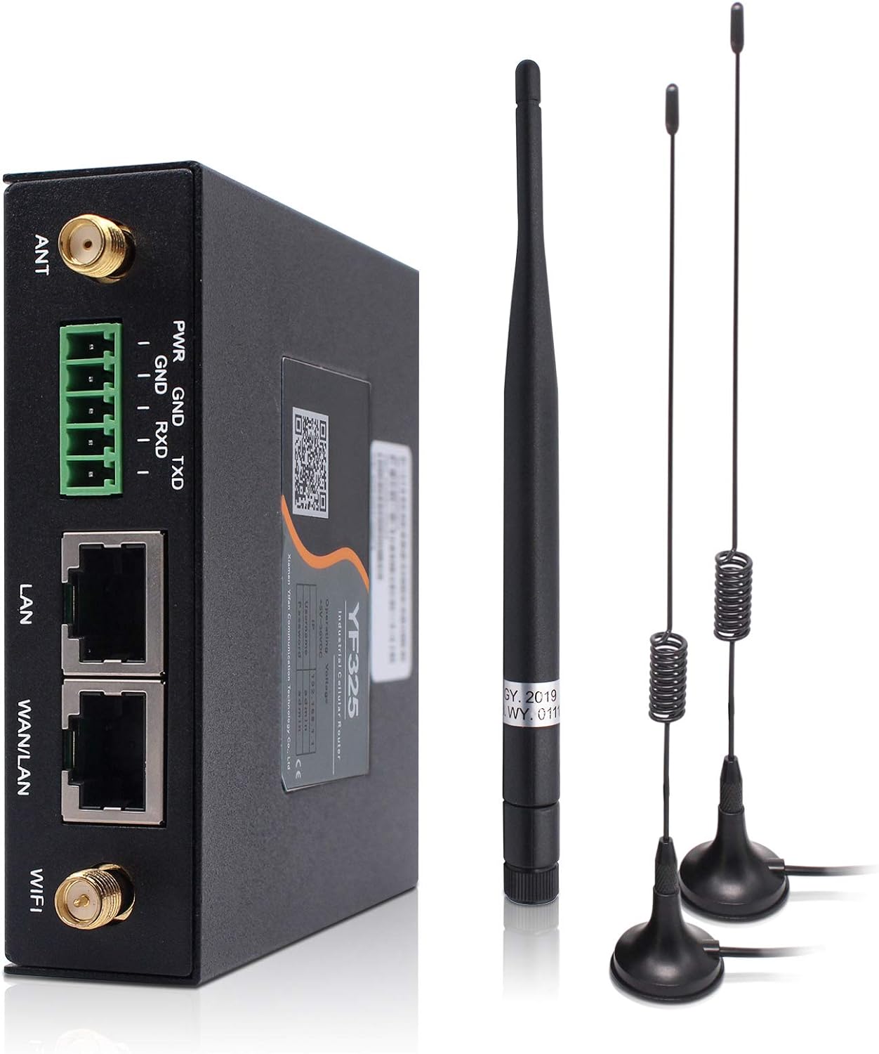 4G VPN Router, Industrial 4G LTE WiFi Router 3G/4G Yeacomm YF325 Wireless Modem Router Unlocked with Dual Sim Card Slot,B2/4/5/12/13/17/66/71 US Full Frequency Band Supported 4G VPN Router, Industrial 4G LTE WiFi Router 3G/4G Yeacomm YF325 Wireless Modem Router Unlocked with Dual Sim Card Slot,B2/4/5/12/13/17/66/71 US Full Frequency Band Supported