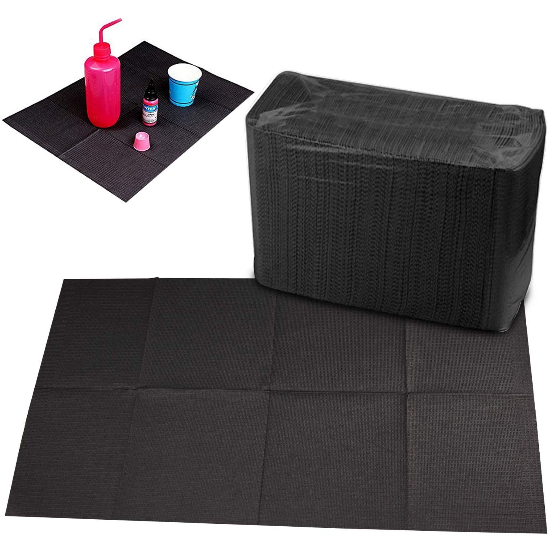 Disposable Dental Bibs Sheets Cloths, Tattoo Table Covers Clean Pad,Underpad Hygiene Personal Tattoo Bib Waterproof Tattoo TableCloth Tattoo Supply Sheet, 125pcs13″ X 17″ (Black) (125 Pcs) Disposable Dental Bibs Sheets Cloths, Tattoo Table Covers Clean Pad,Underpad Hygiene Personal Tattoo Bib Waterproof Tattoo TableCloth Tattoo Supply Sheet, 125pcs13″ X 17″ (Black) (125 Pcs)