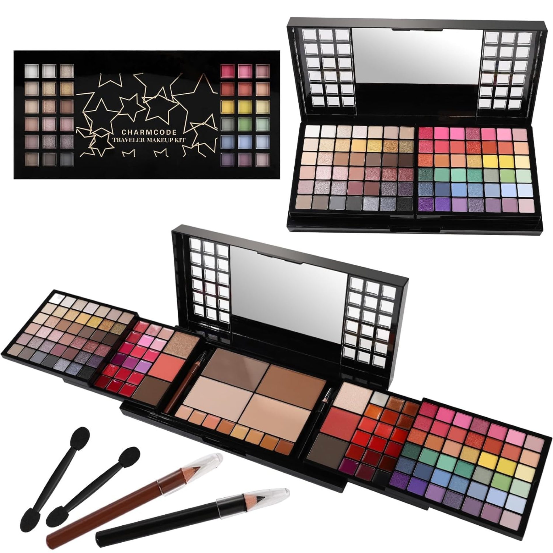 All in One Makeup Kit, Makeup Kit for Women Full Kit, Make Up Valentine’s Gift Set for Teen Girls- Eyeshadow Palette,Lip Gloss,Concealer,Highlighter,Blush,Eyeliner,Brow Powder & Contour All in One Makeup Kit, Makeup Kit for Women Full Kit, Make Up Valentine’s Gift Set for Teen Girls- Eyeshadow Palette,Lip Gloss,Concealer,Highlighter,Blush,Eyeliner,Brow Powder & Contour