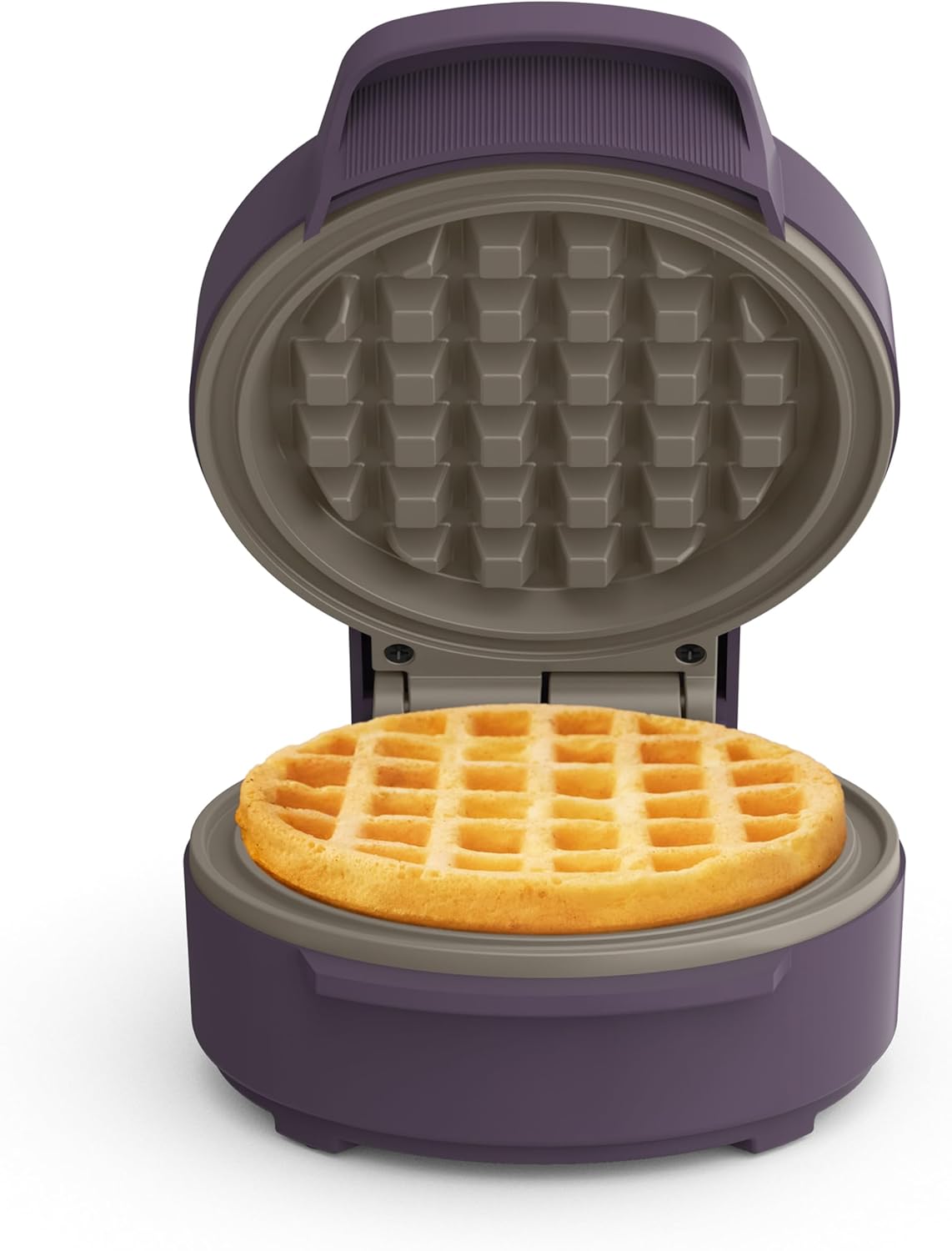 bella Snack-n-Store Mini Waffle Maker, EverGood™ Ceramic Nonstick Coating, Cord Wrap, Ready Indicator Light & Cool Touch Handles, Stackable Design & Customizable Plates, 350 Watt, Plum bella Snack-n-Store Mini Waffle Maker, EverGood™ Ceramic Nonstick Coating, Cord Wrap, Ready Indicator Light & Cool Touch Handles, Stackable Design & Customizable Plates, 350 Watt, Plum