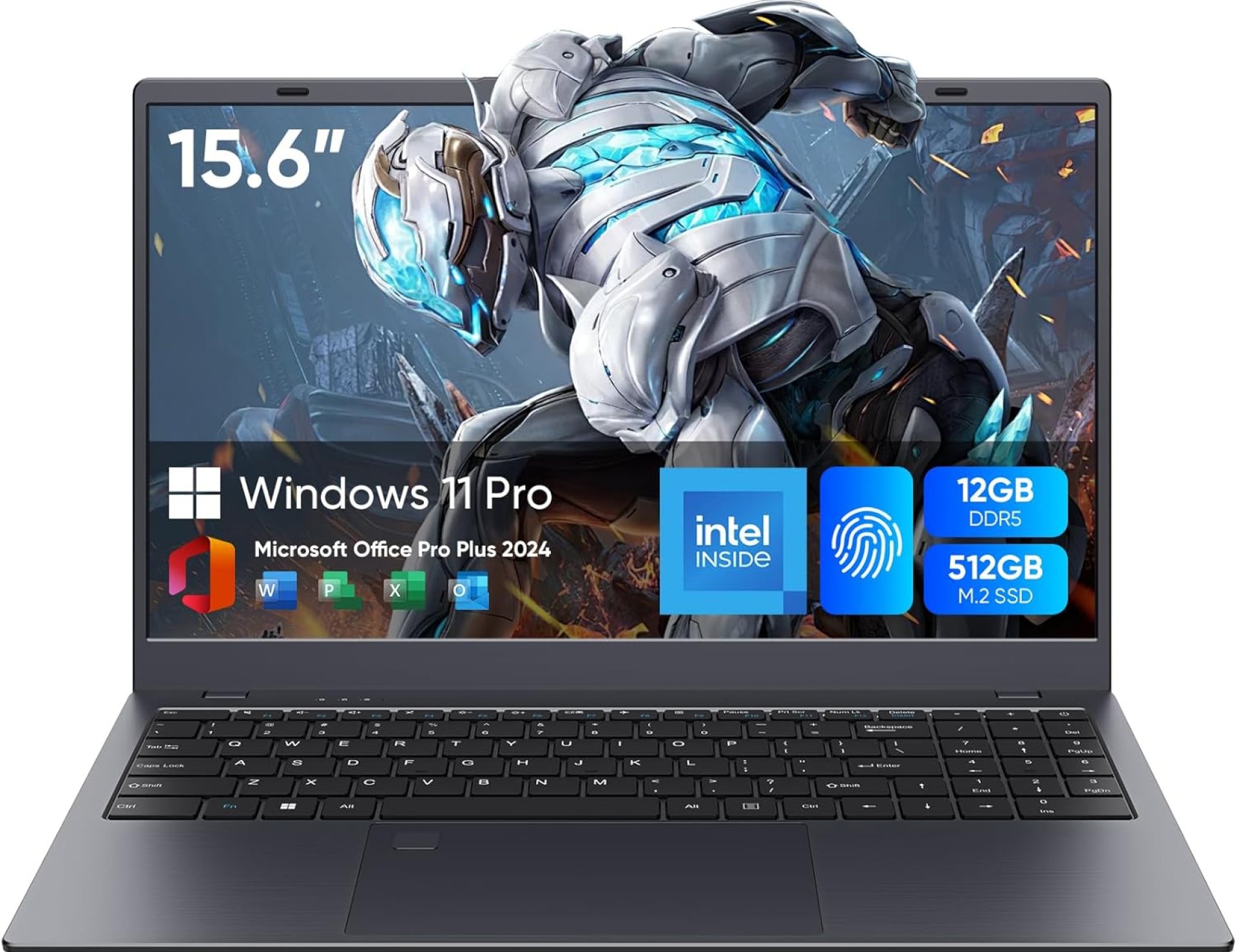 15.6 inch Win11 Laptop Computer, 1920×1080 IPS Screen, 12GB DDR5 RAM / 512GB SSD, N95(Beats N5095) Processor Notebook PC, Support Fingerprint, WiFi 5, BT, Full Size Keyboard 15.6 inch Win11 Laptop Computer, 1920×1080 IPS Screen, 12GB DDR5 RAM / 512GB SSD, N95(Beats N5095) Processor Notebook PC, Support Fingerprint, WiFi 5, BT, Full Size Keyboard