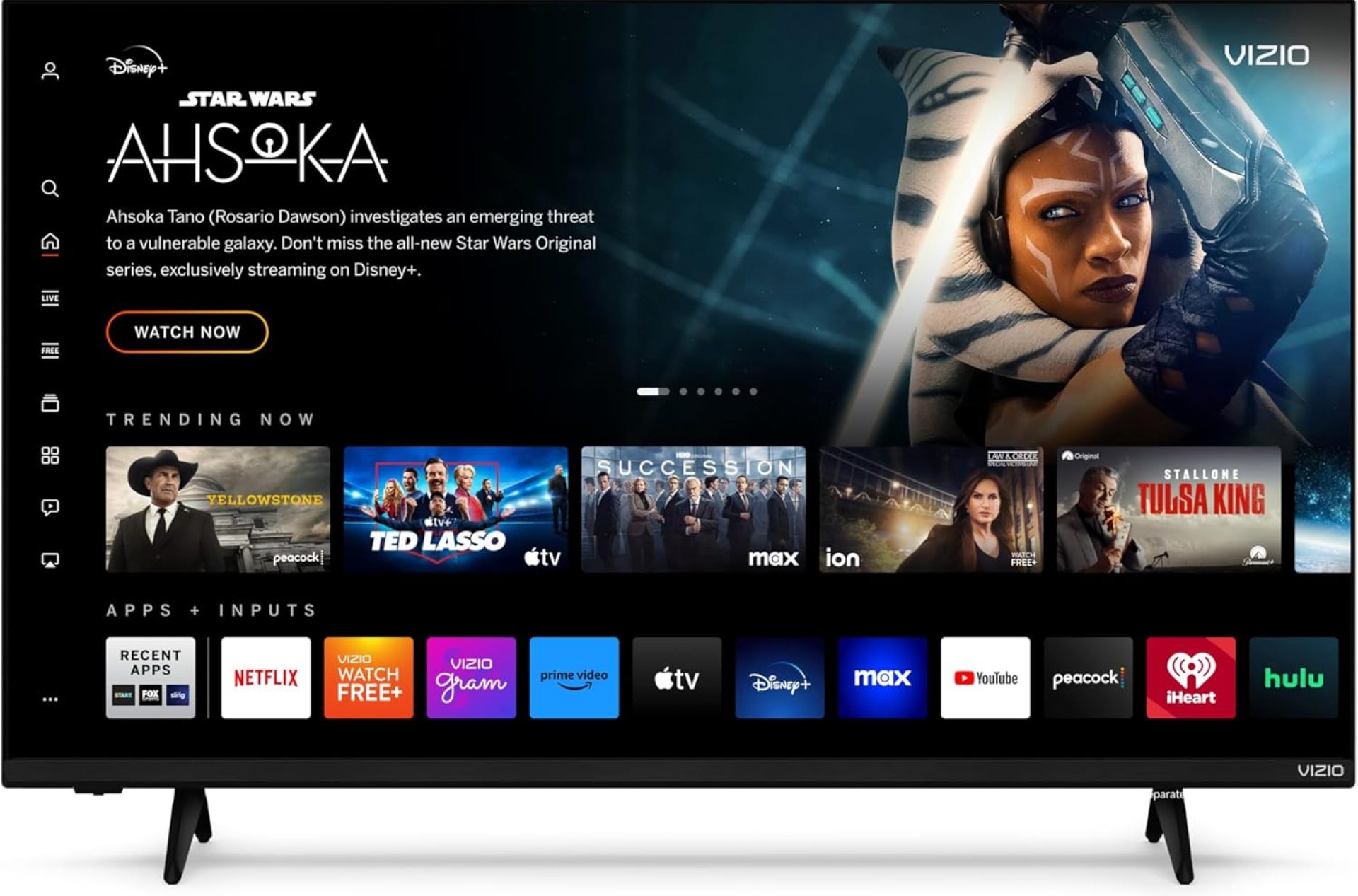 VIZIO 43-inch 4K UHD LED Smart TV w/Dolby Vision HDR, WiFi 6, Bluetooth Headphone Capable, Apple AirPlay, Google Cast Built-in (V4K43M-08, New) VIZIO 43-inch 4K UHD LED Smart TV w/Dolby Vision HDR, WiFi 6, Bluetooth Headphone Capable, Apple AirPlay, Google Cast Built-in (V4K43M-08, New)